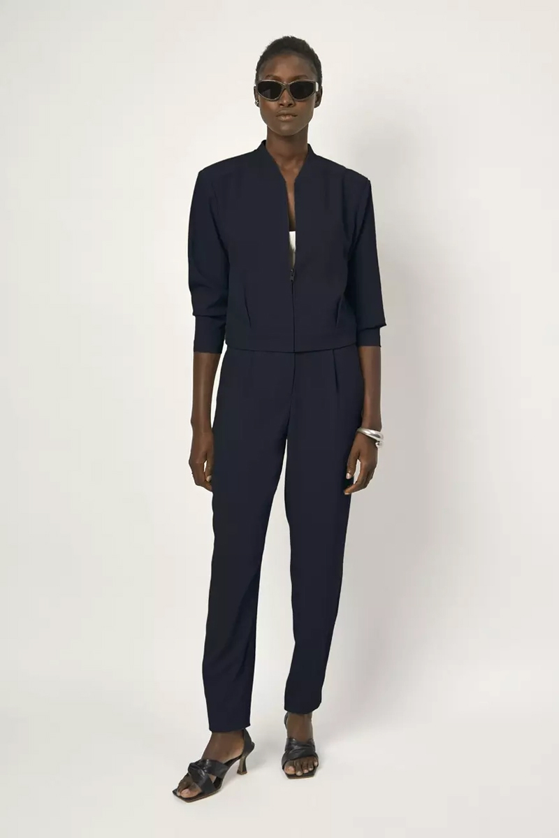 Dames broek blauw