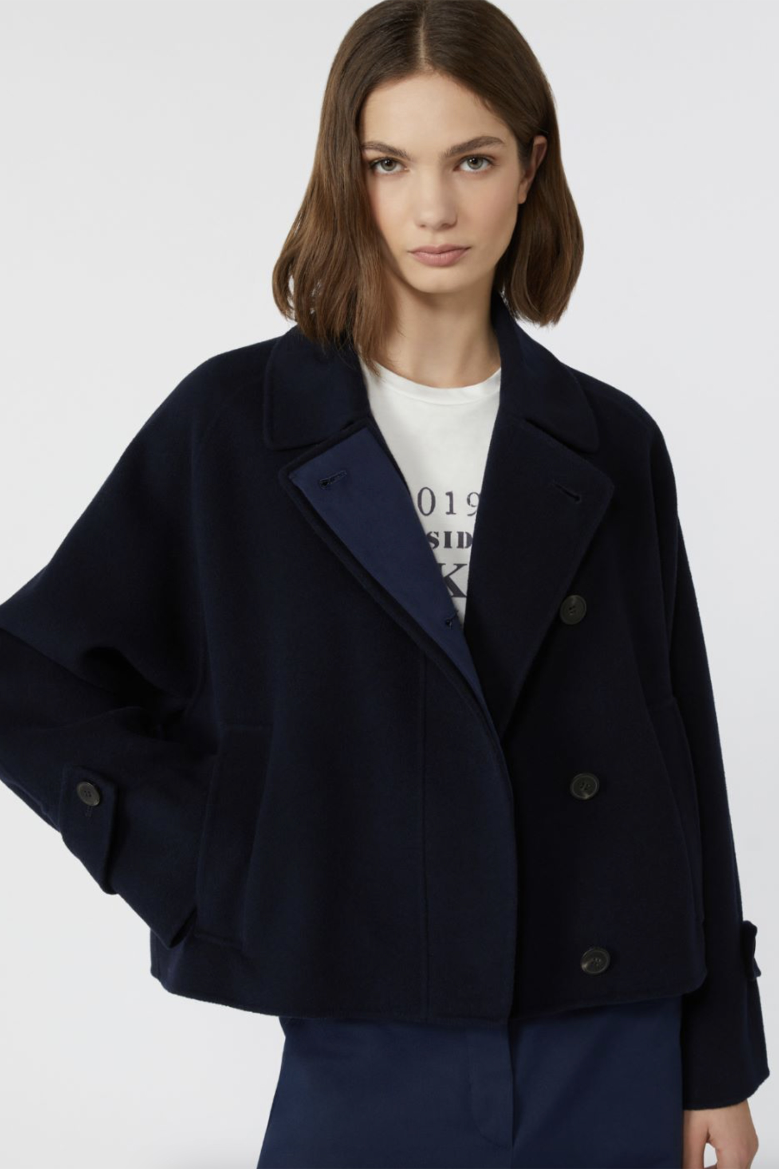Dames blazer blauw