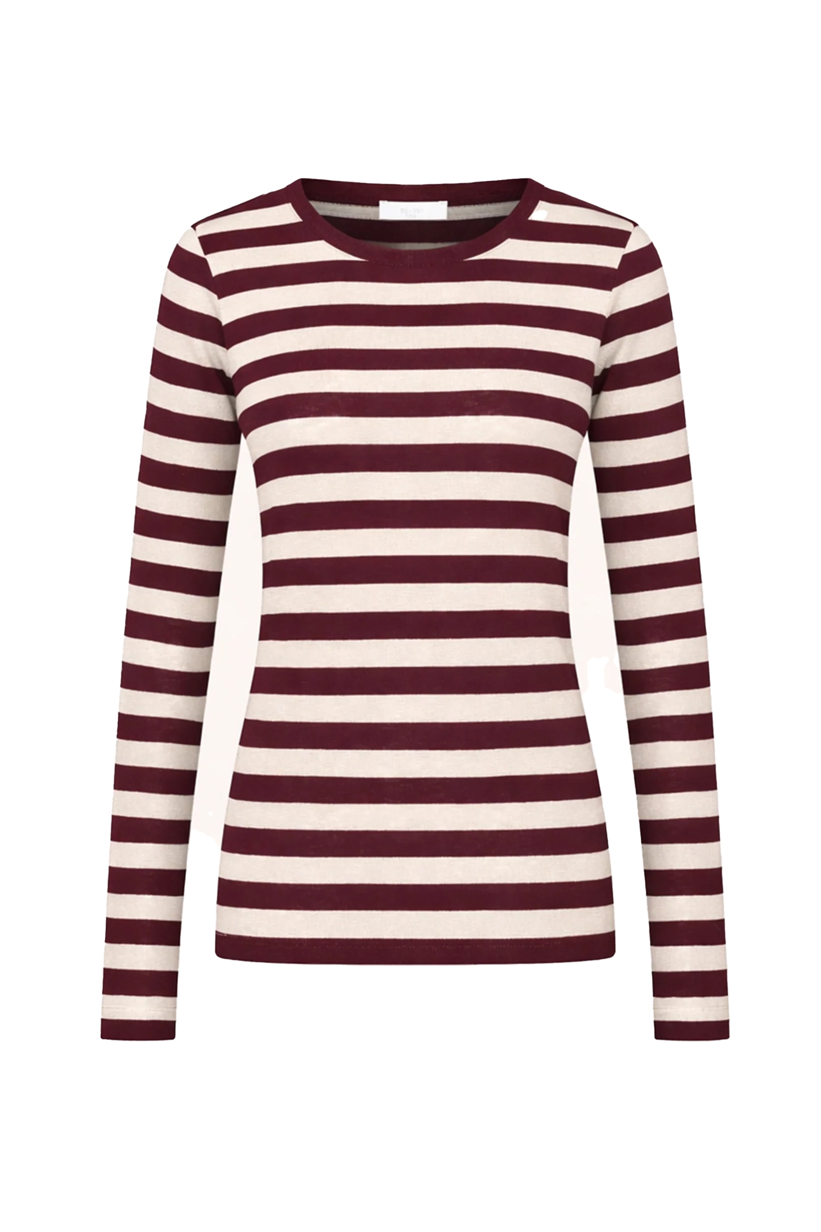 Dames t-shirt lange mouw rood