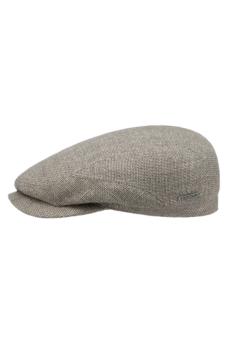 Stetson Driver Cap Virgin Wool/Linen Bruin/Beige-1 1