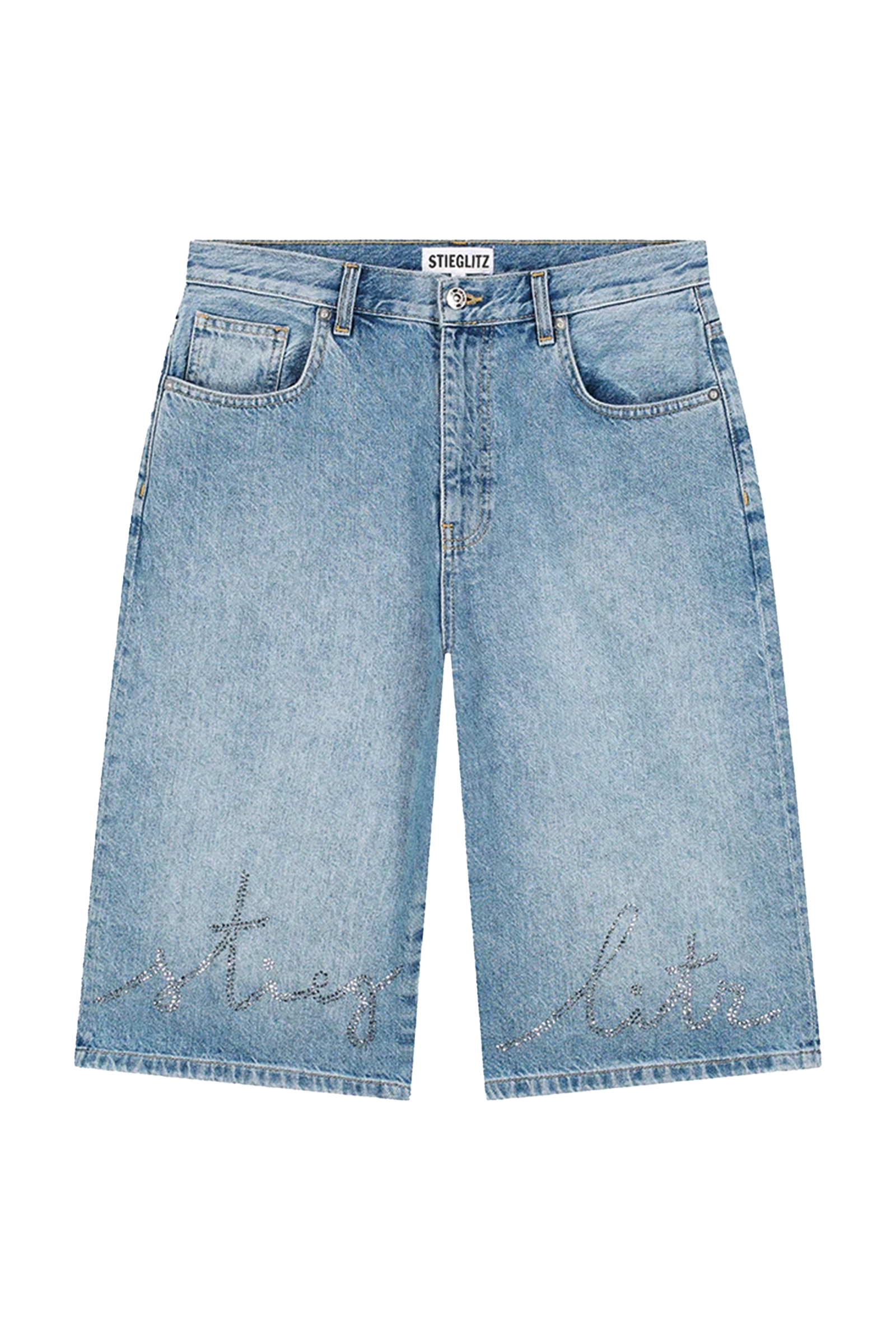 Dames short blauw