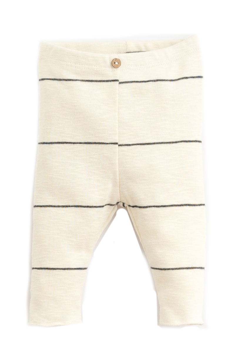 Play Up Striped rib legging Grijs-1 1