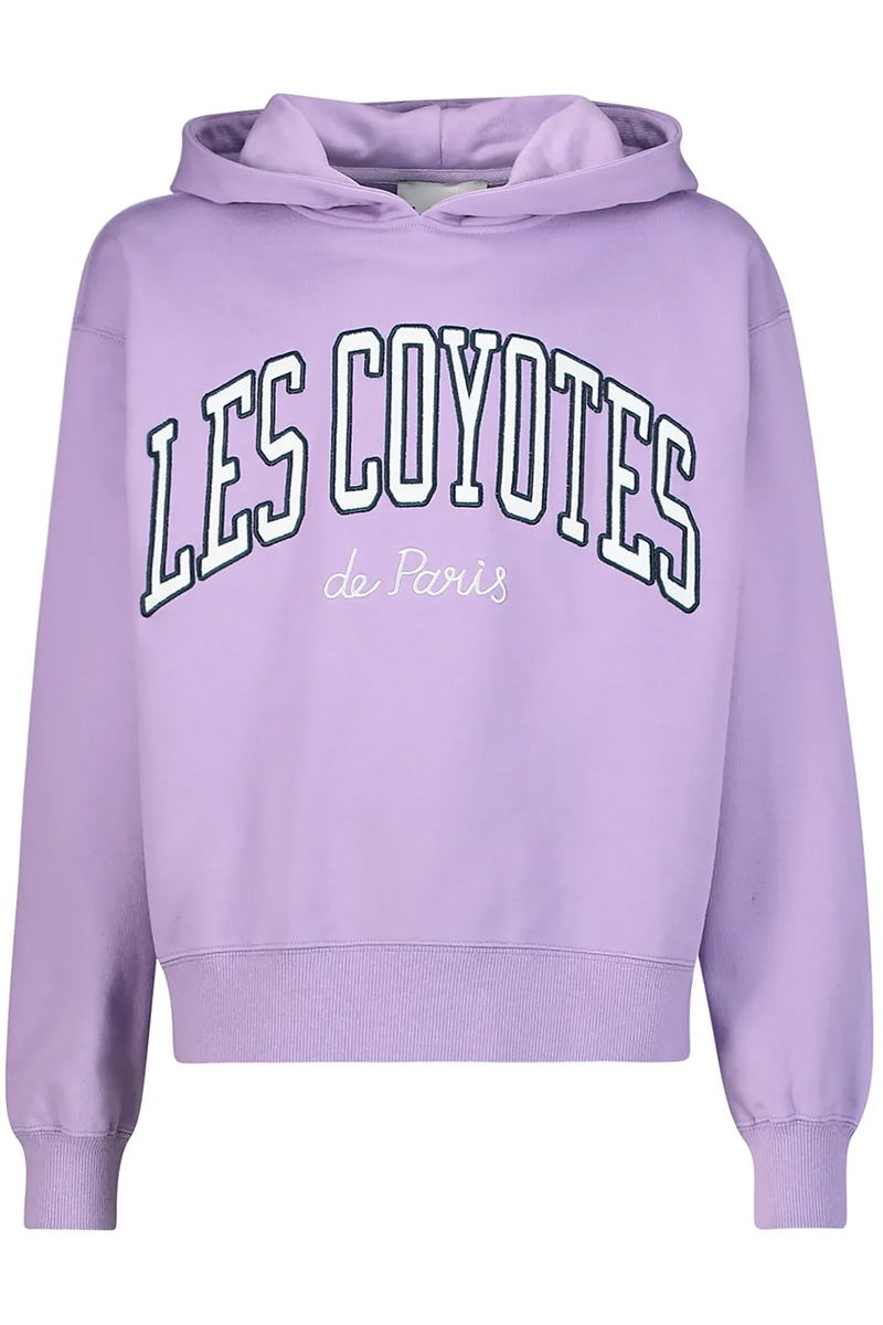 Les Coyotes De Paris Relaxed fit college hoodie Paars-1 1