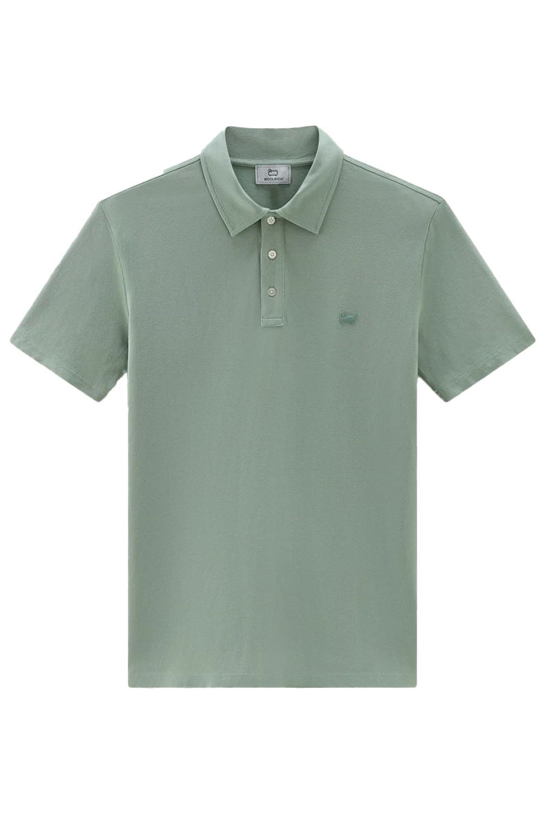 Woolrich ICE COTTON POLO Groen-1 1