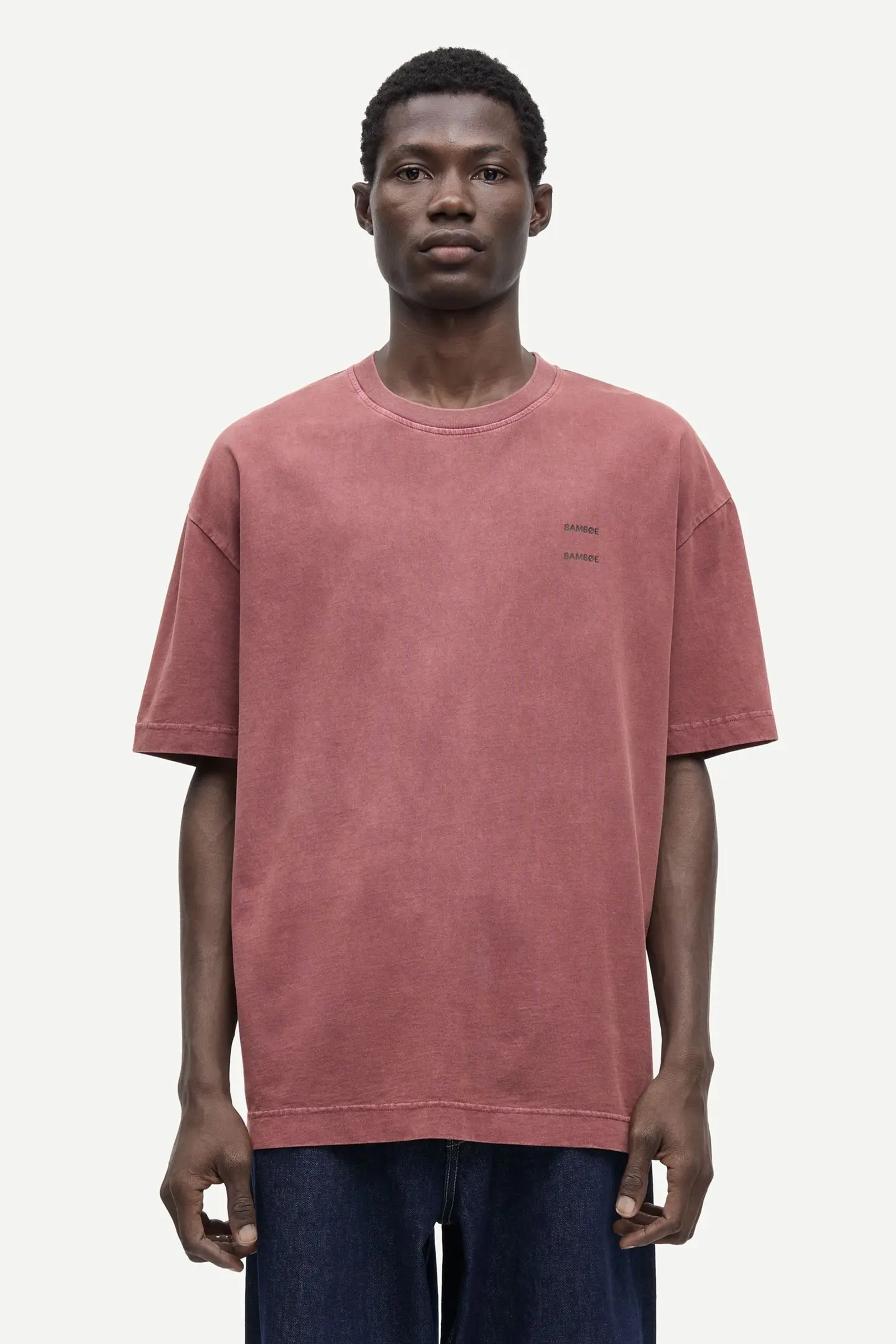 Heren t-shirt kortemouw rood