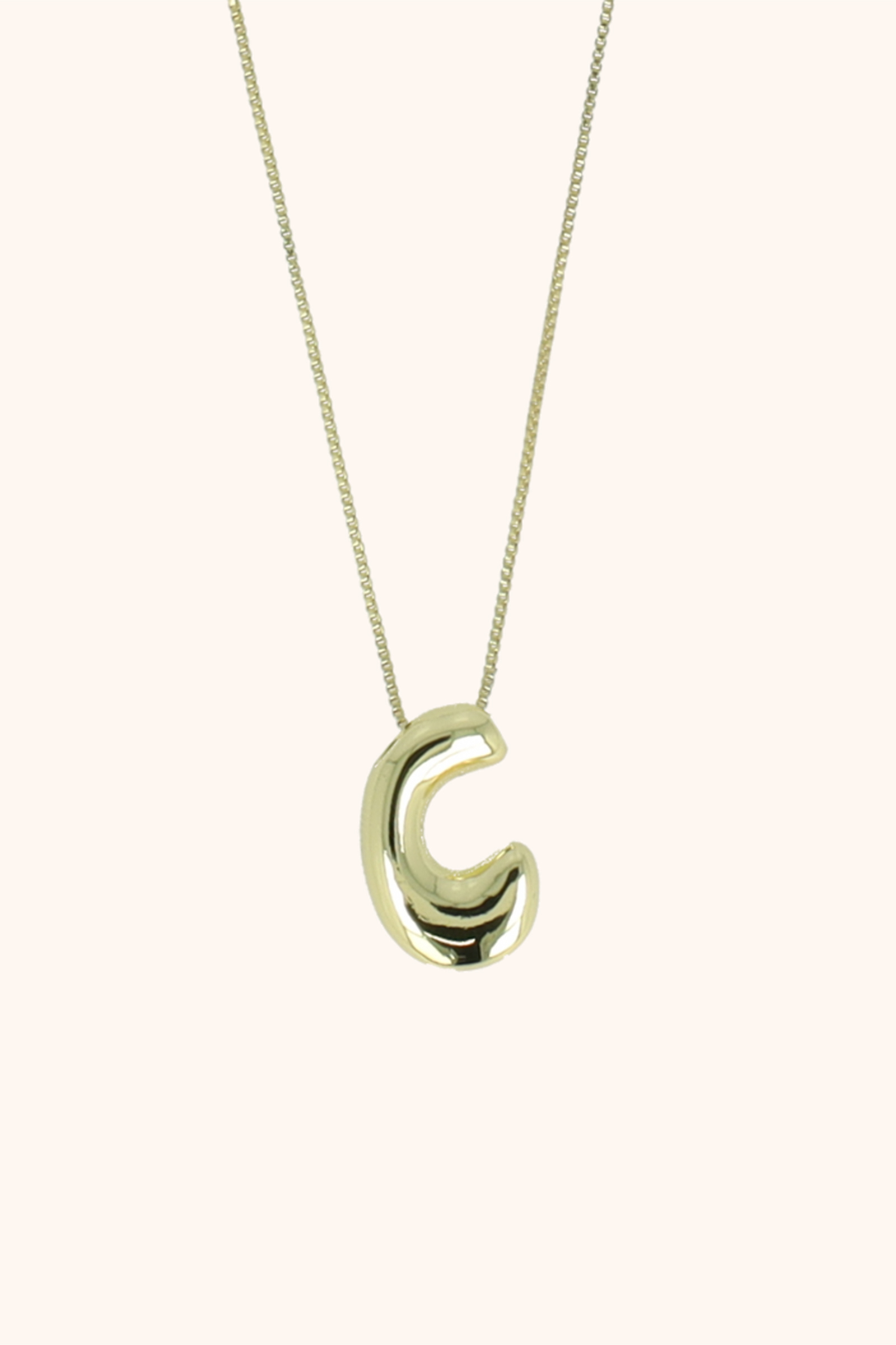 Lott Gioielli Cartoon Letter C Goud-1 2