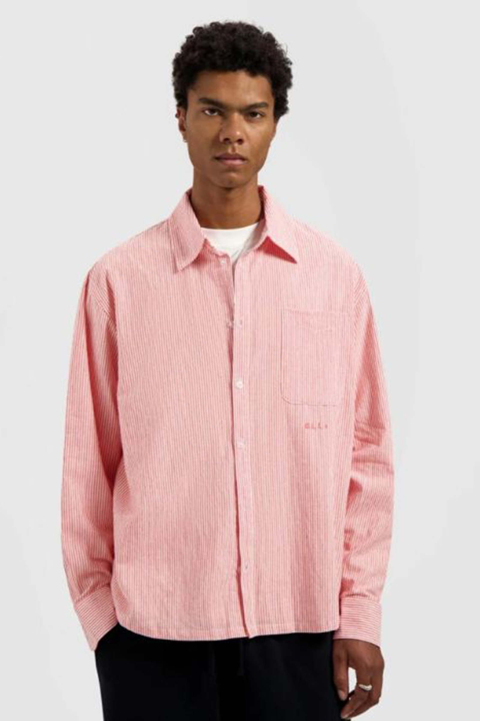 Heren overhemd lm casual rose