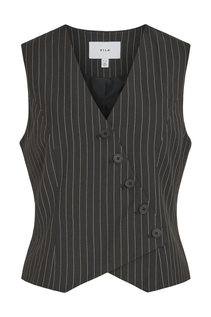 Dames vest zwart