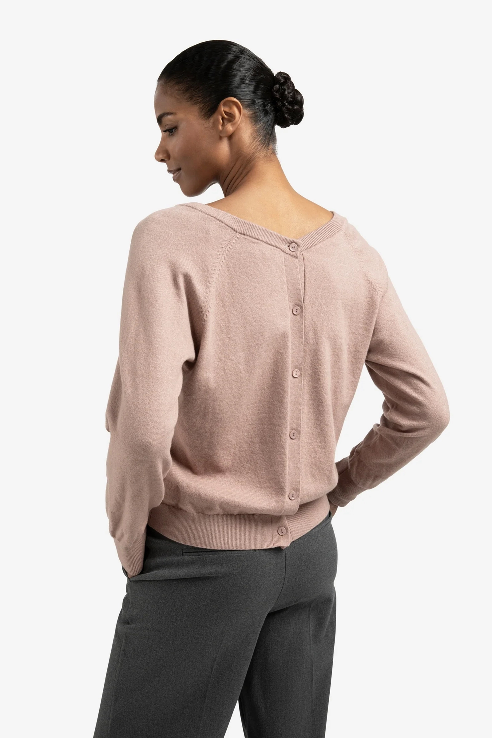 Dames sweater rose
