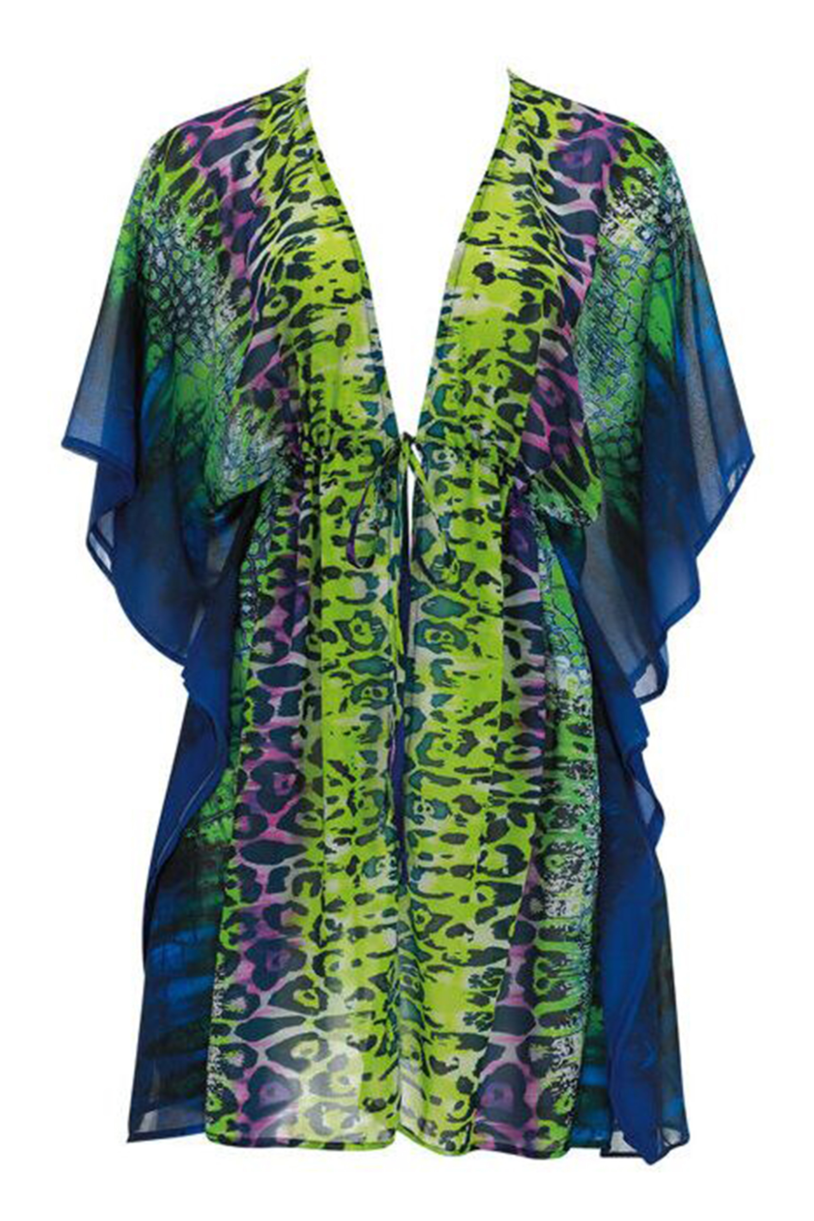 Bad/beach dames blouse strand blauw