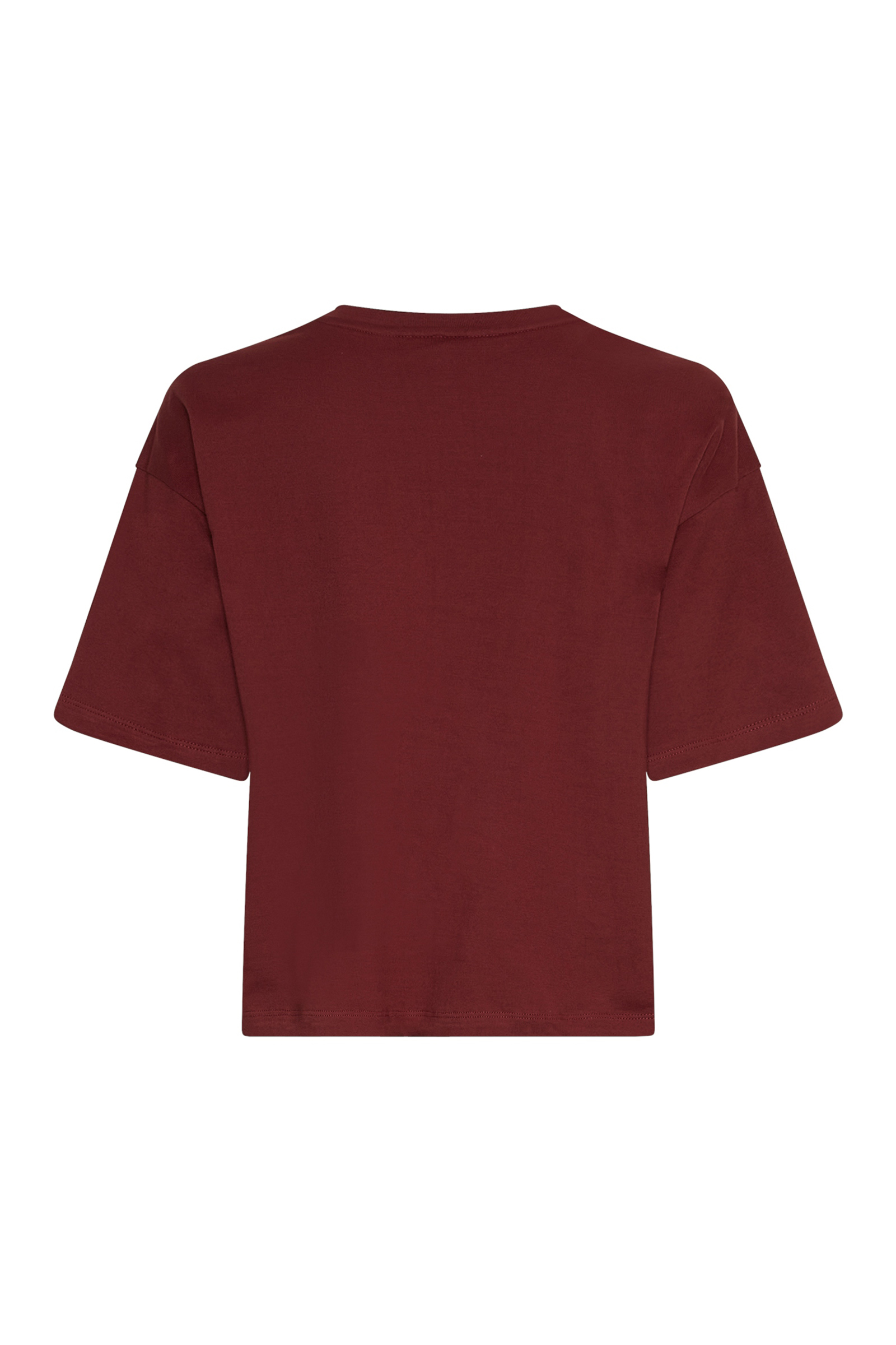 Dames t-shirt korte mouw rood