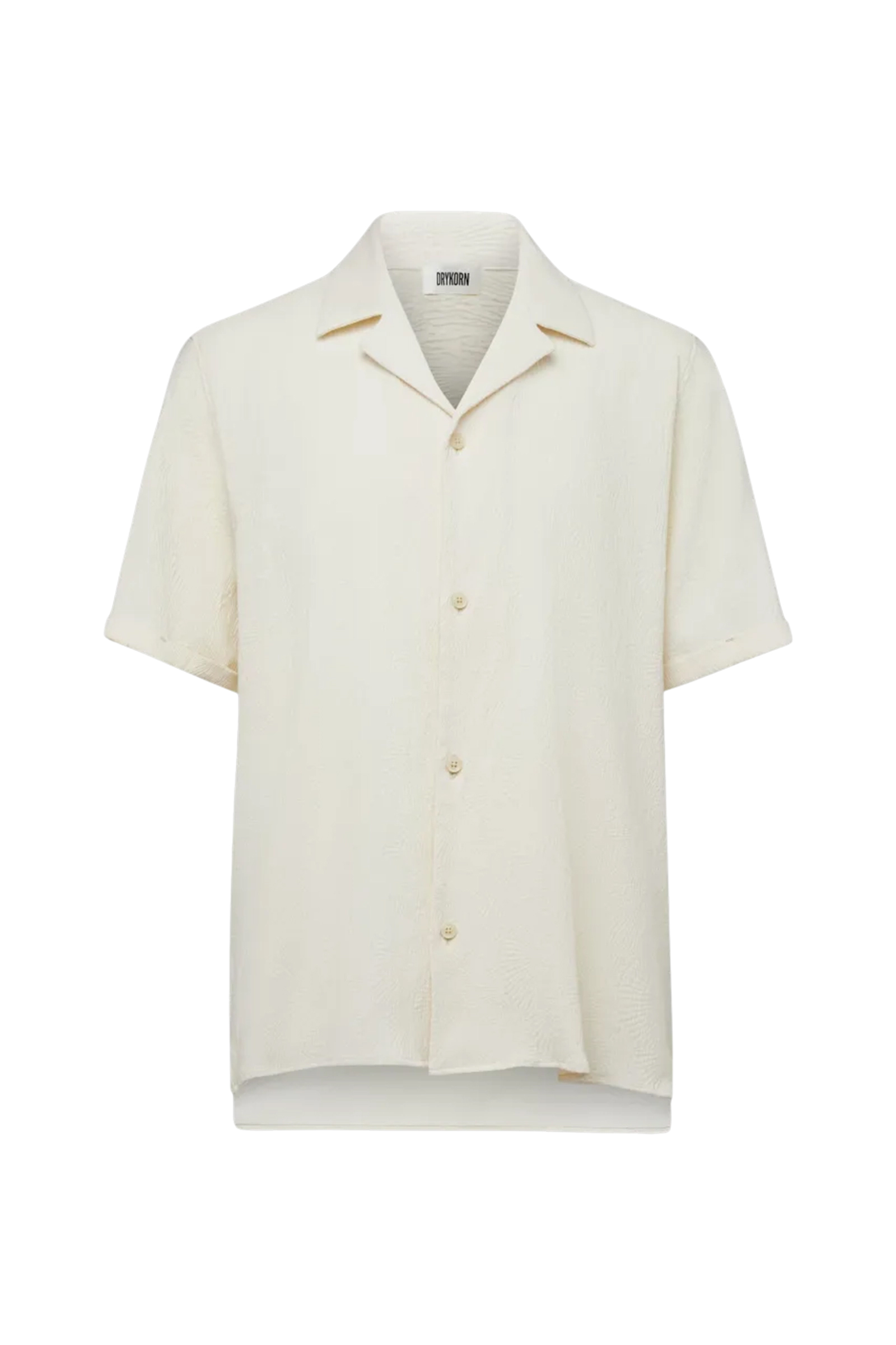 Heren overhemd lm casual bruin
