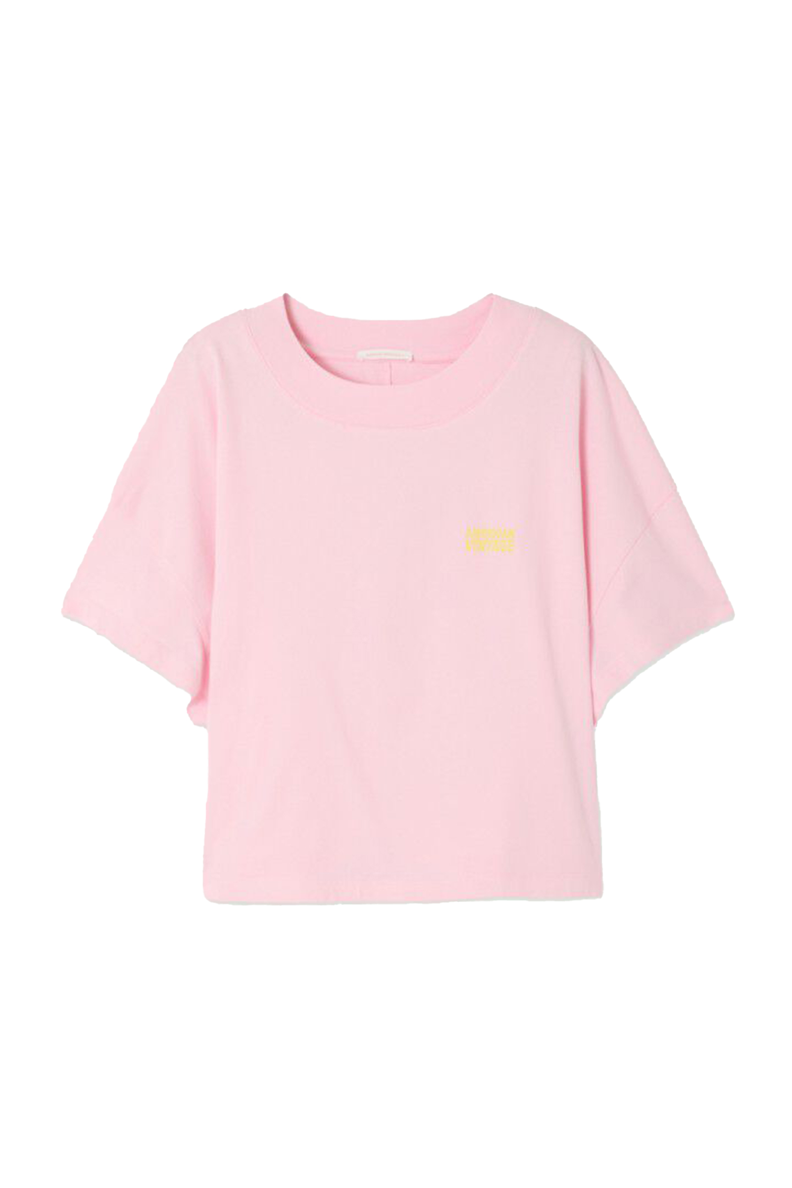 Dames t-shirt korte mouw rose