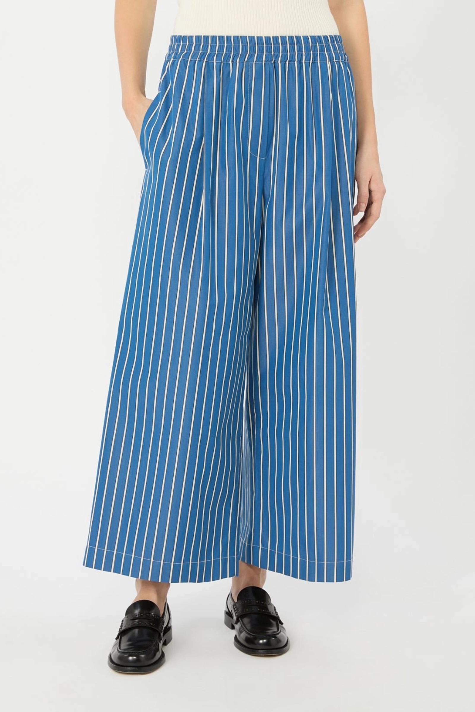 Dames broek blauw
