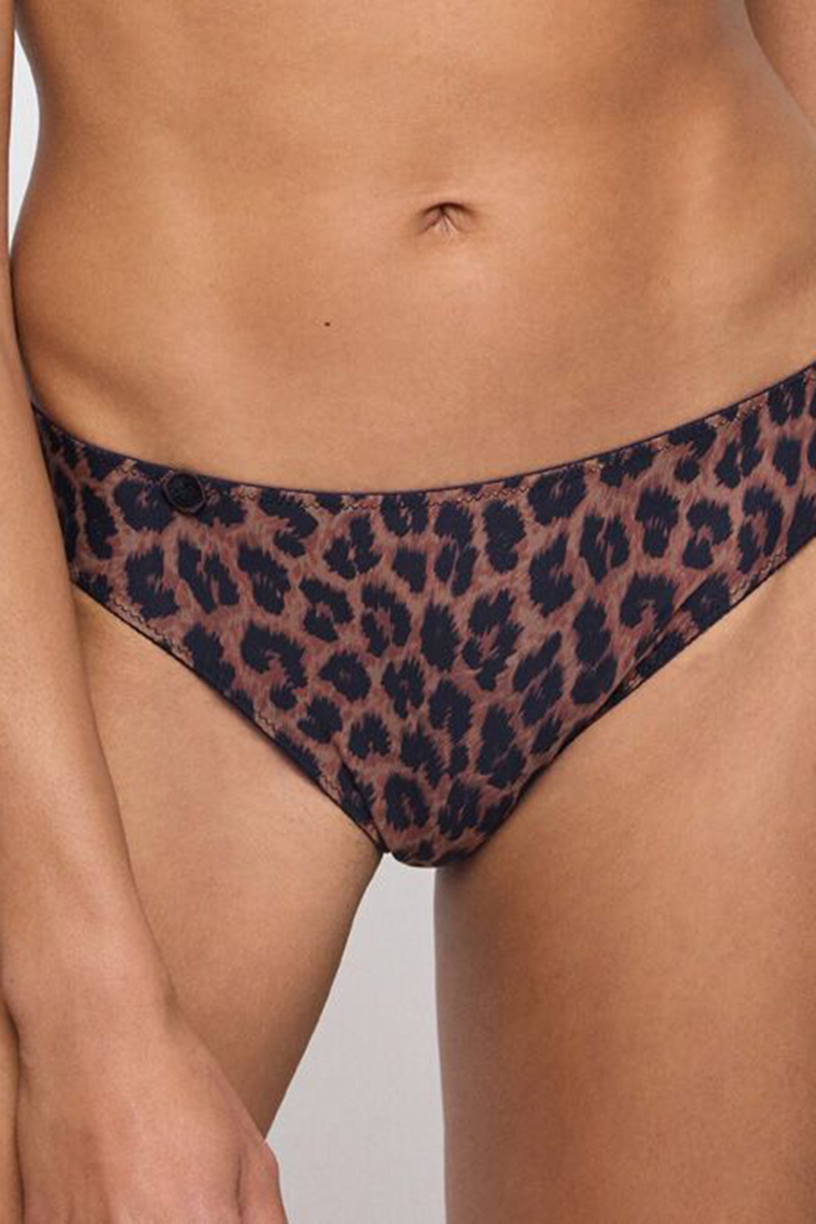 Lingerie dames slip bruin