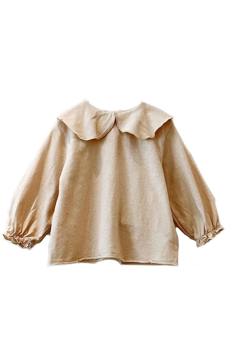 Play Up jersey ls tshirt Ecru-1 1