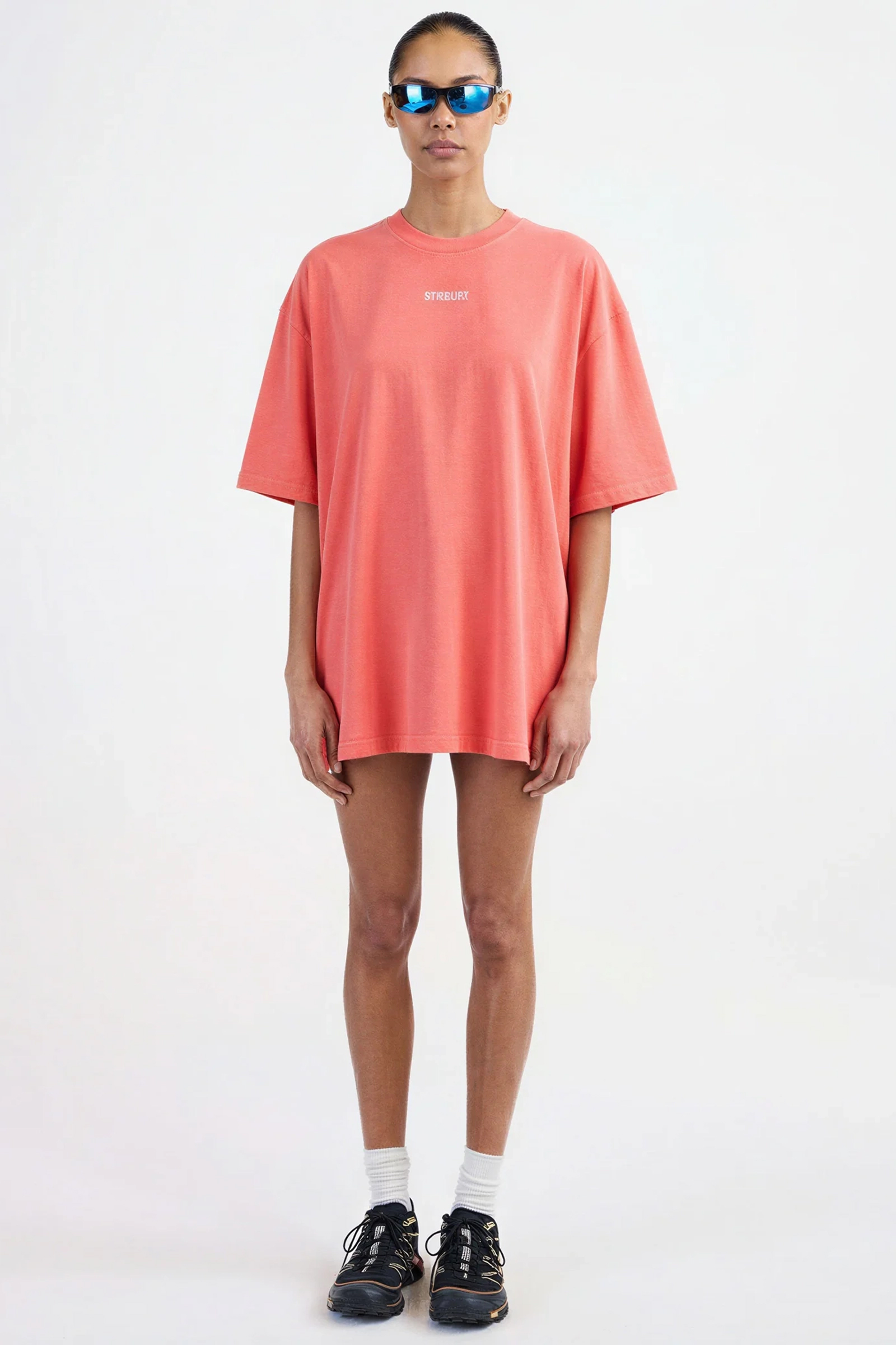 Dames t-shirt korte mouw oranje