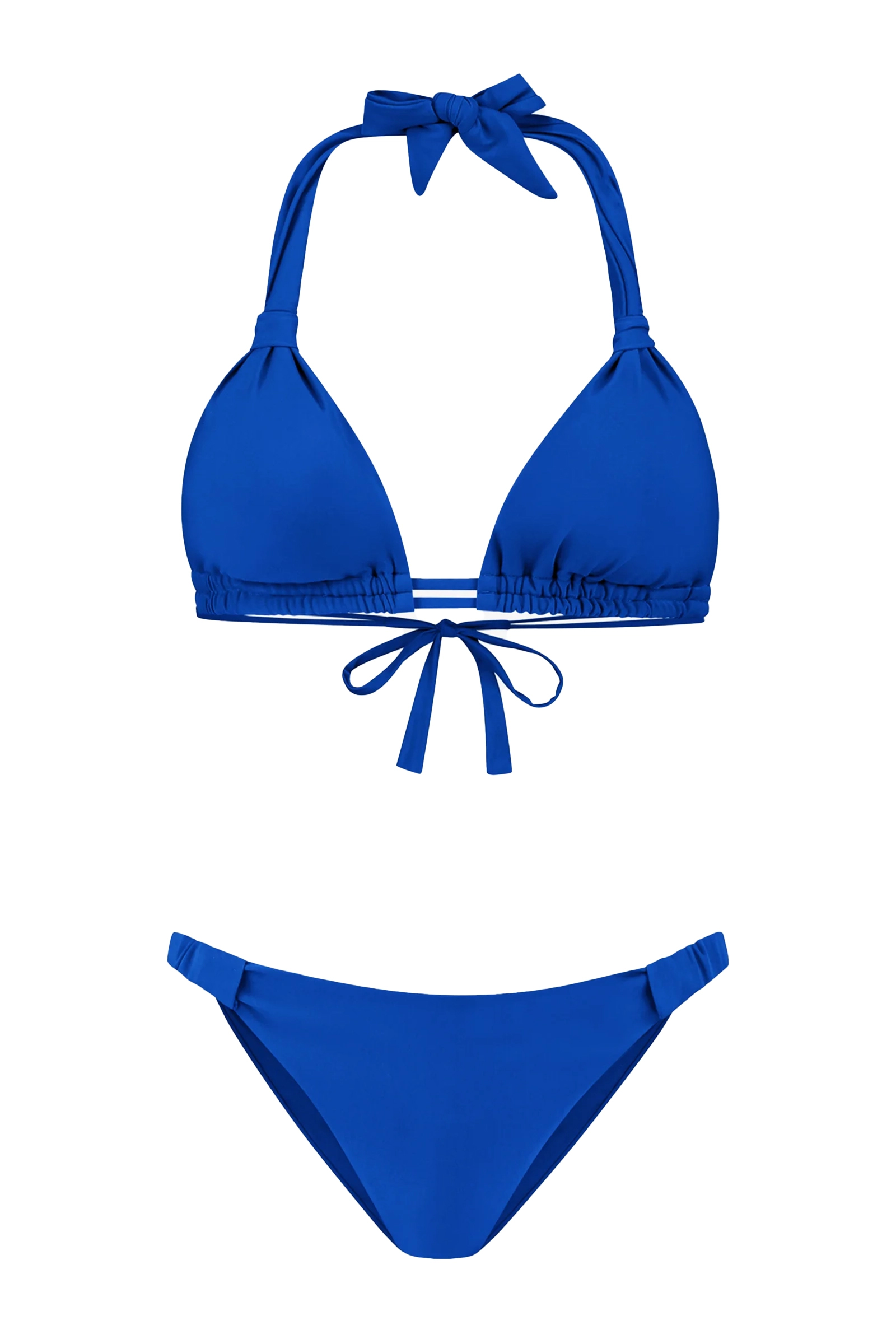 Bad/beach dames bikini blauw