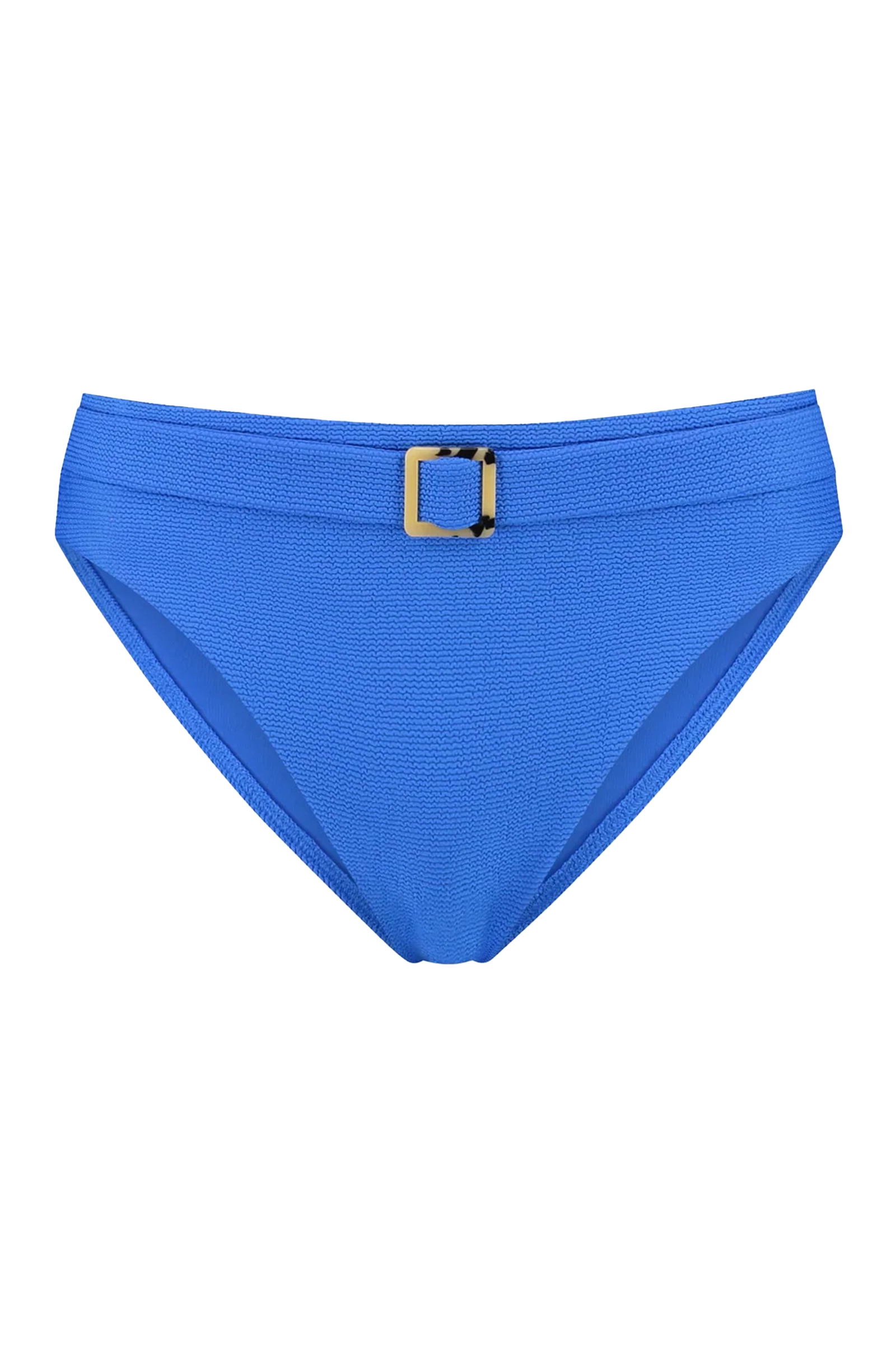 Bad/beach dames bikini slip blauw