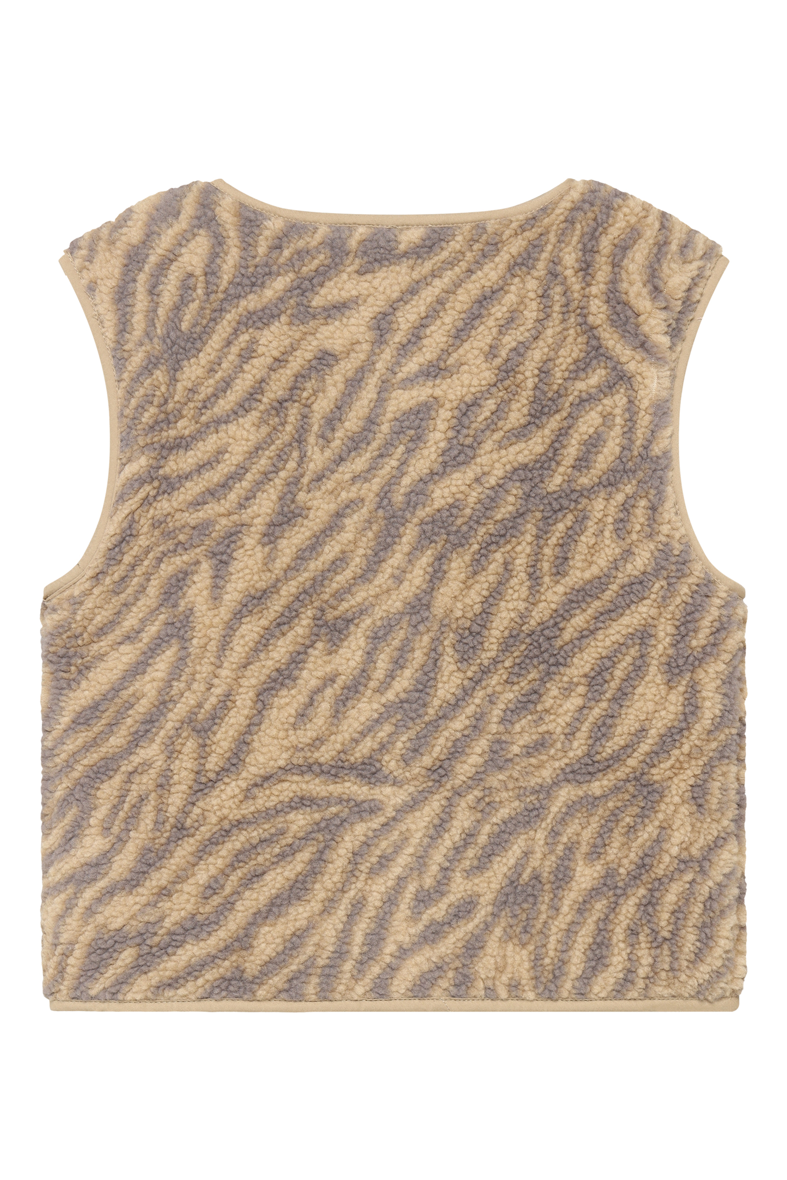 Meisjes gilet bruin