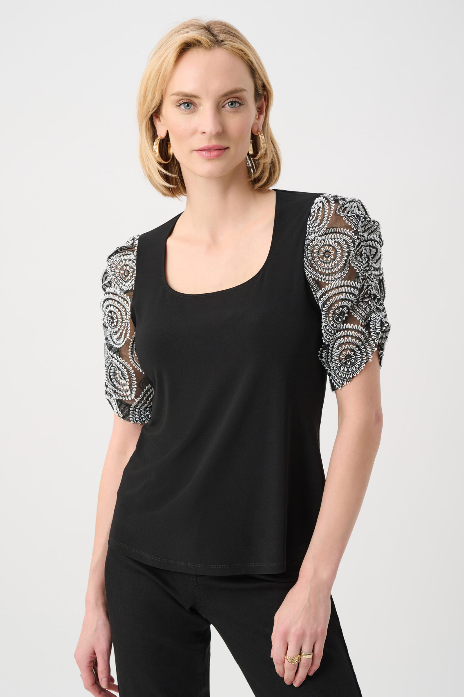 Dames top zwart