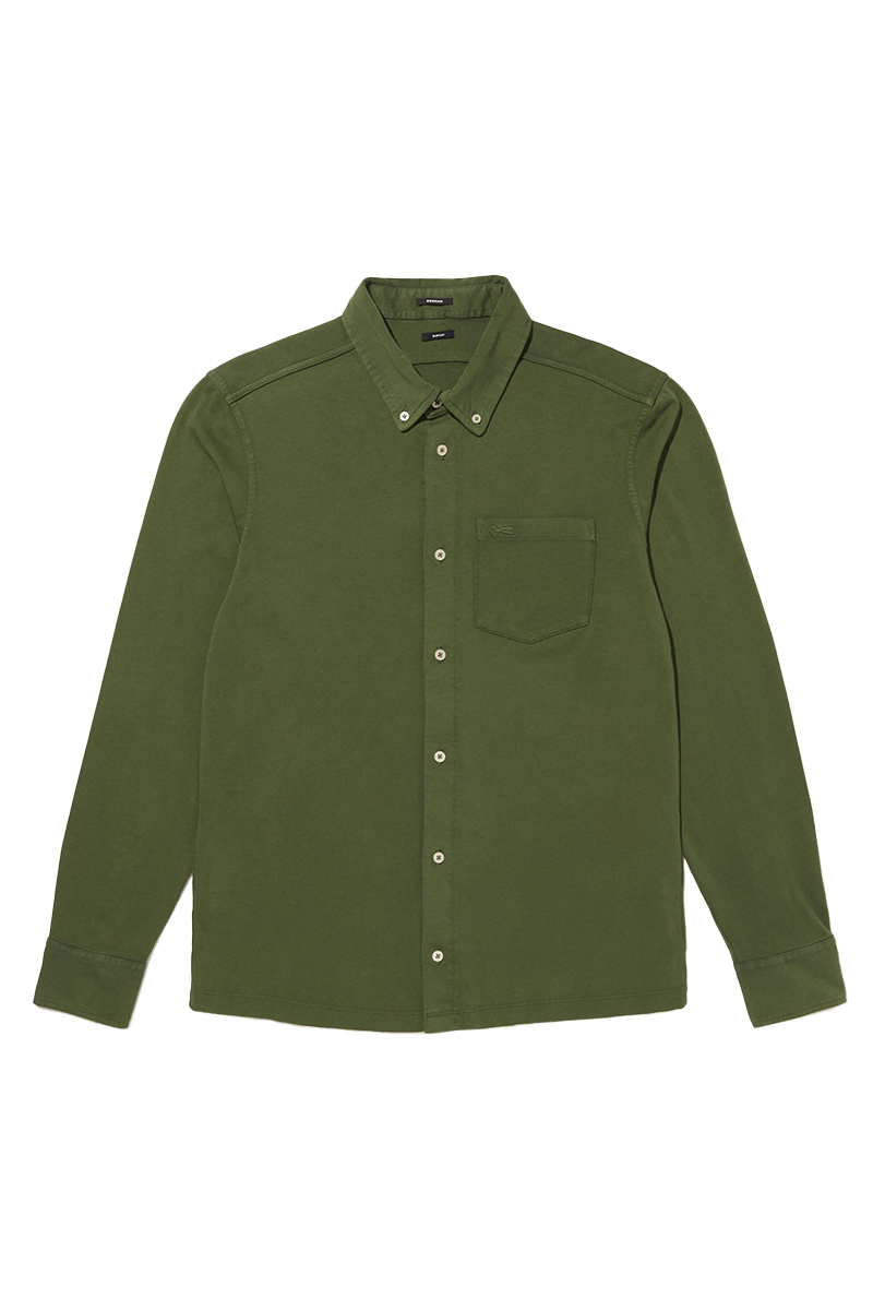 Denham BRIDGE SHIRT HJ Groen-1 1