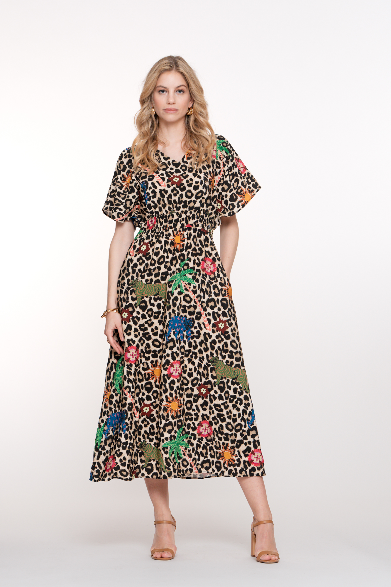 Geisha Dress Ecru-1 1