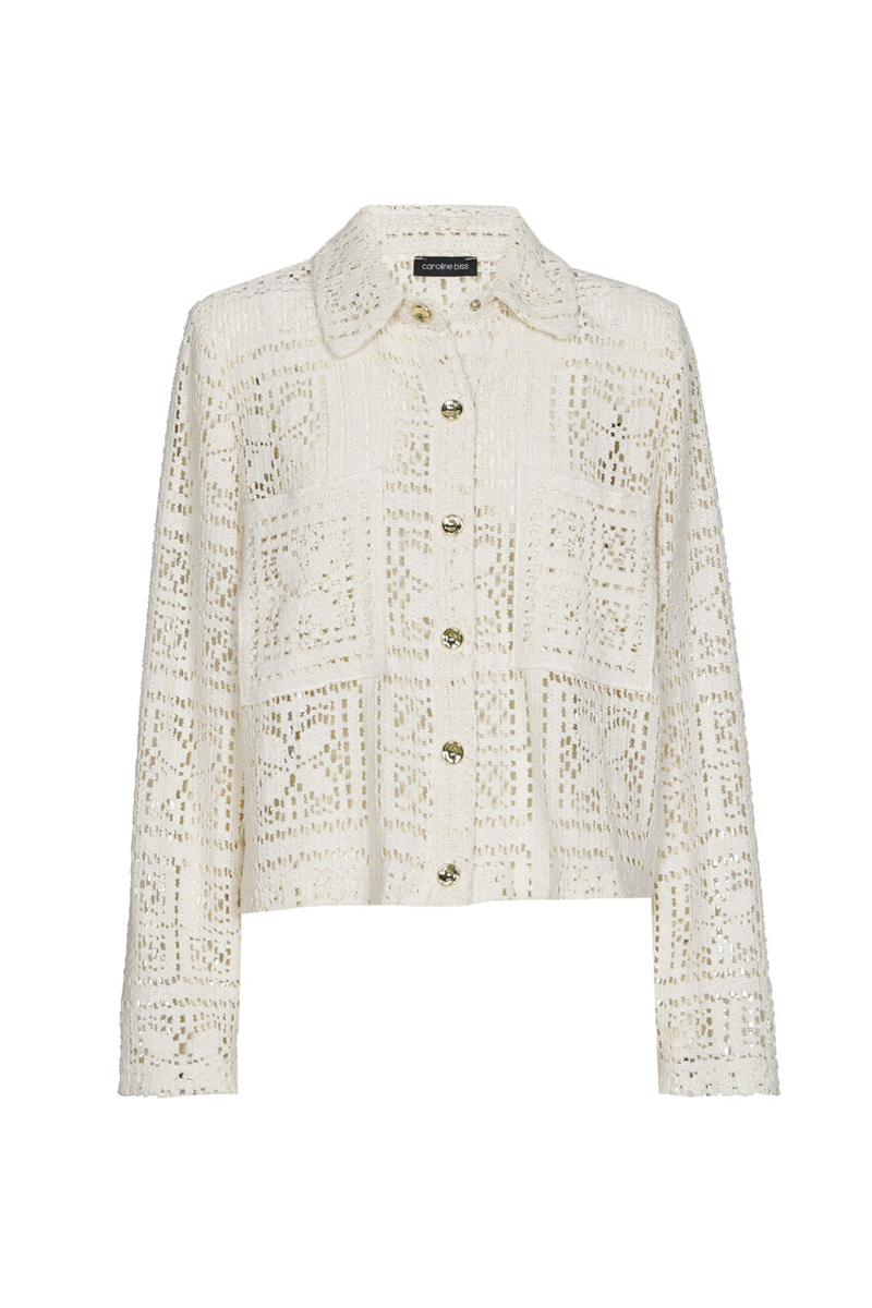 Dames blazer ecru