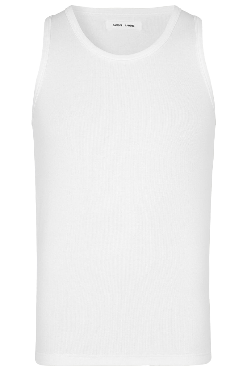 Heren t-shirt mouwloos wit