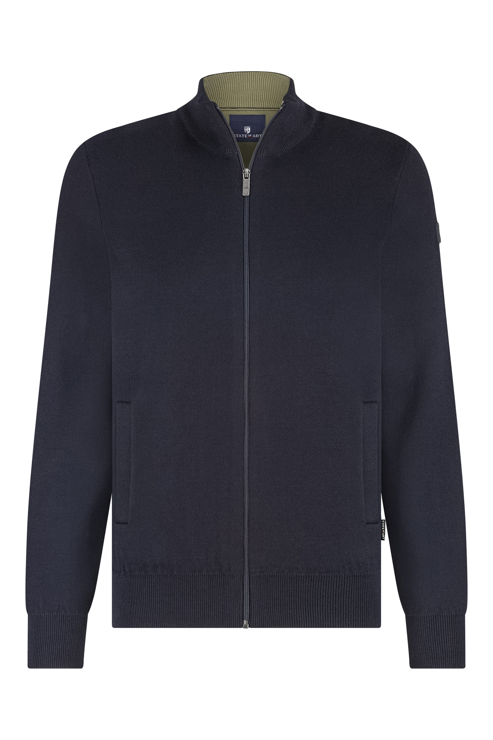 Heren vest blauw
