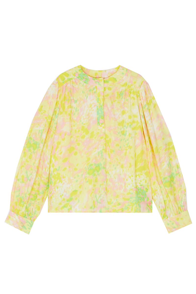 Meisjes sweater geel