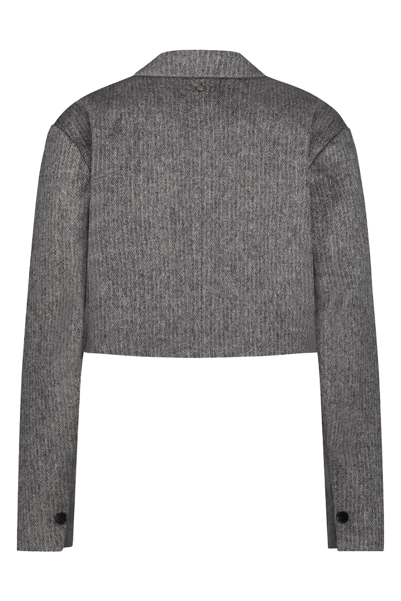 Meisjes blazers grijs