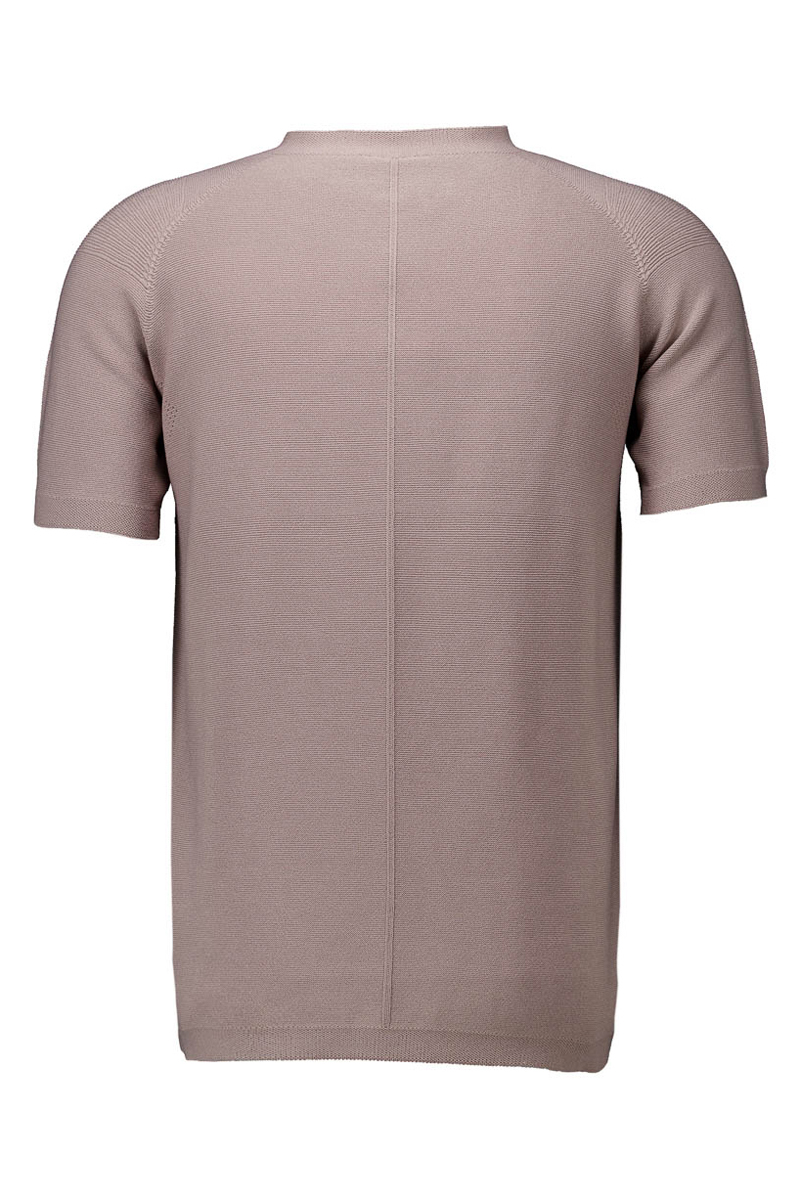 Heren t-shirt kortemouw bruin