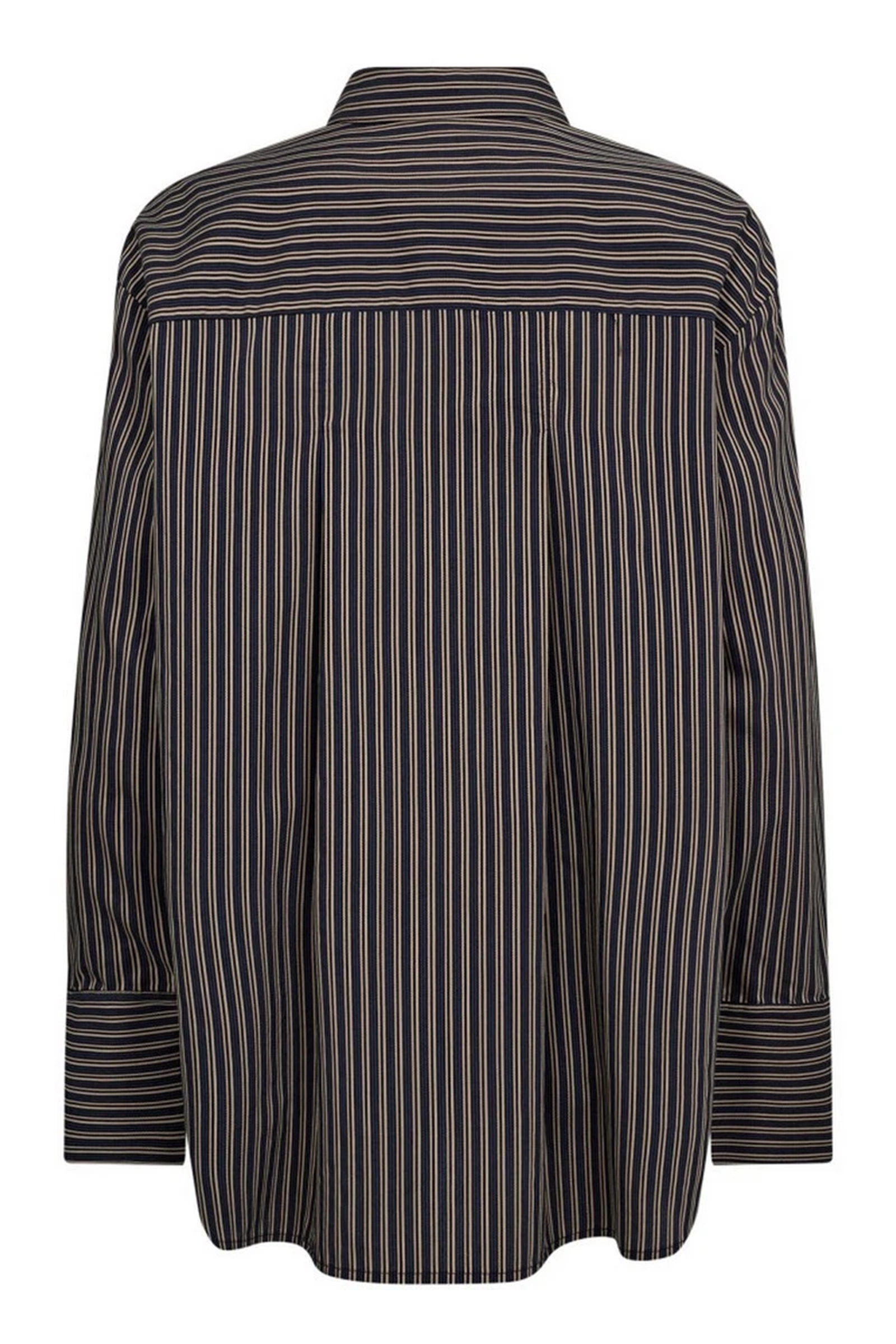 Dames blouse lange mouw zwart