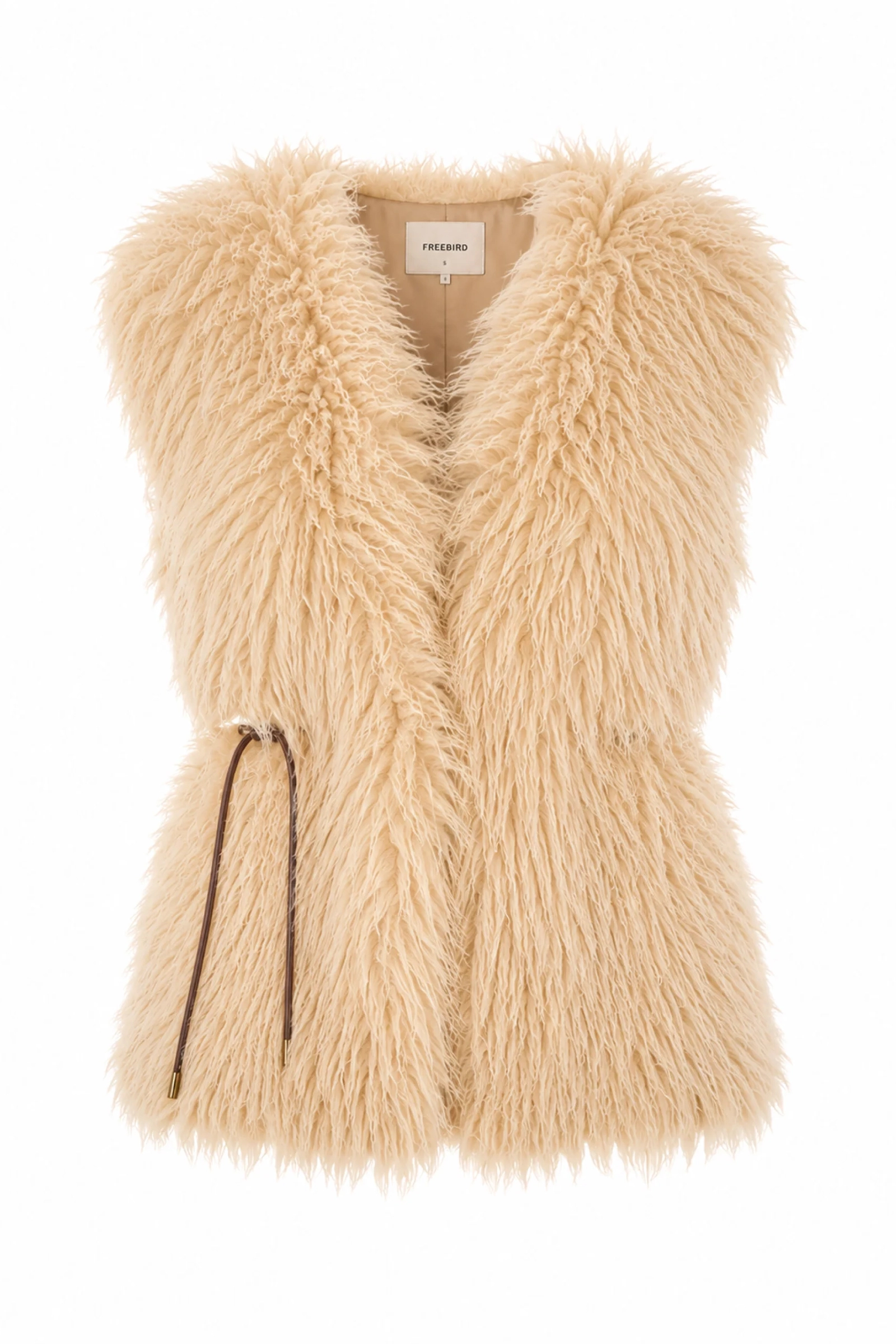 Dames gilet bruin