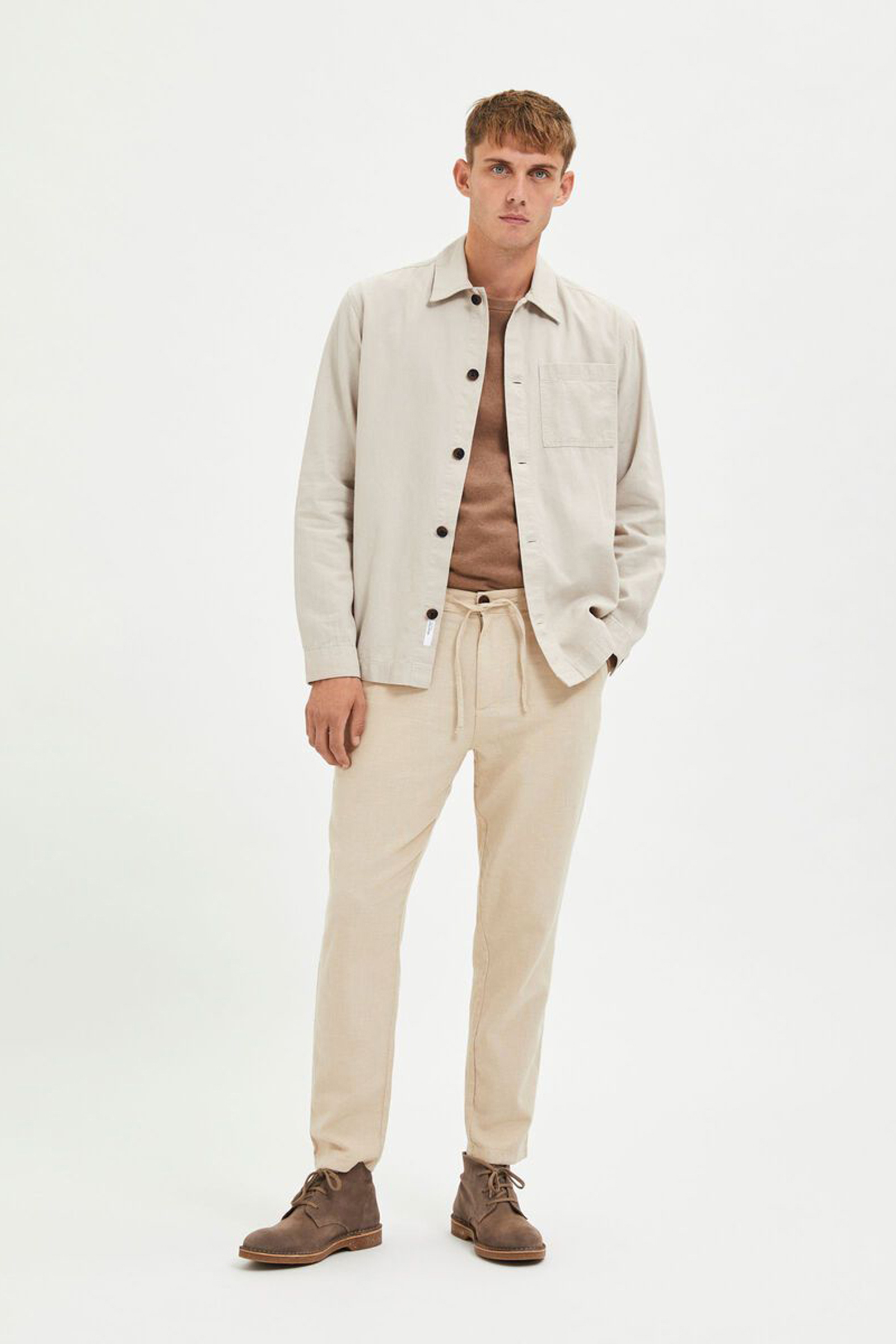 Heren broek bruin