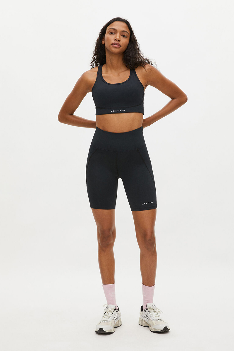 Fitness dames short tight zwart