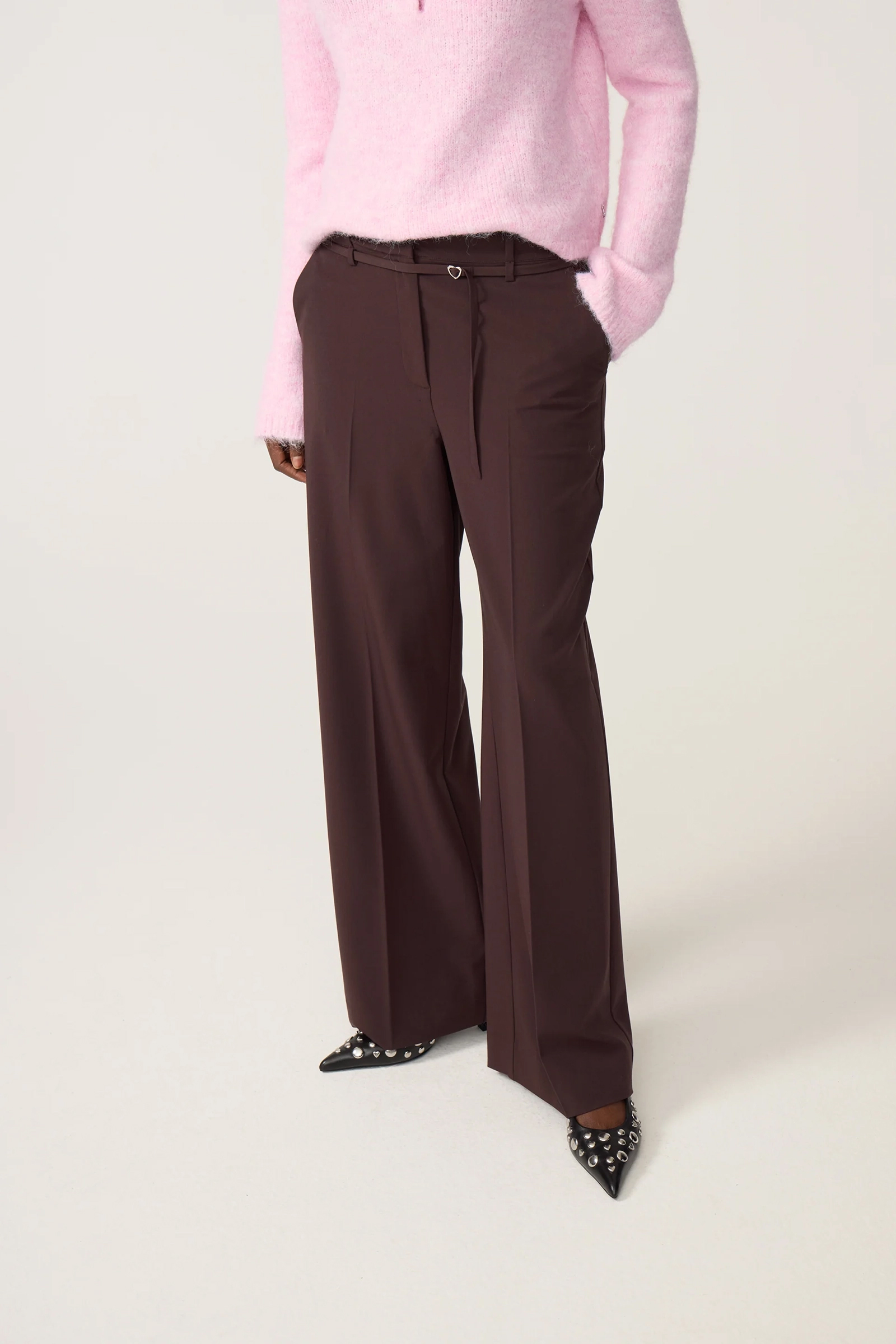 Dames broek bruin