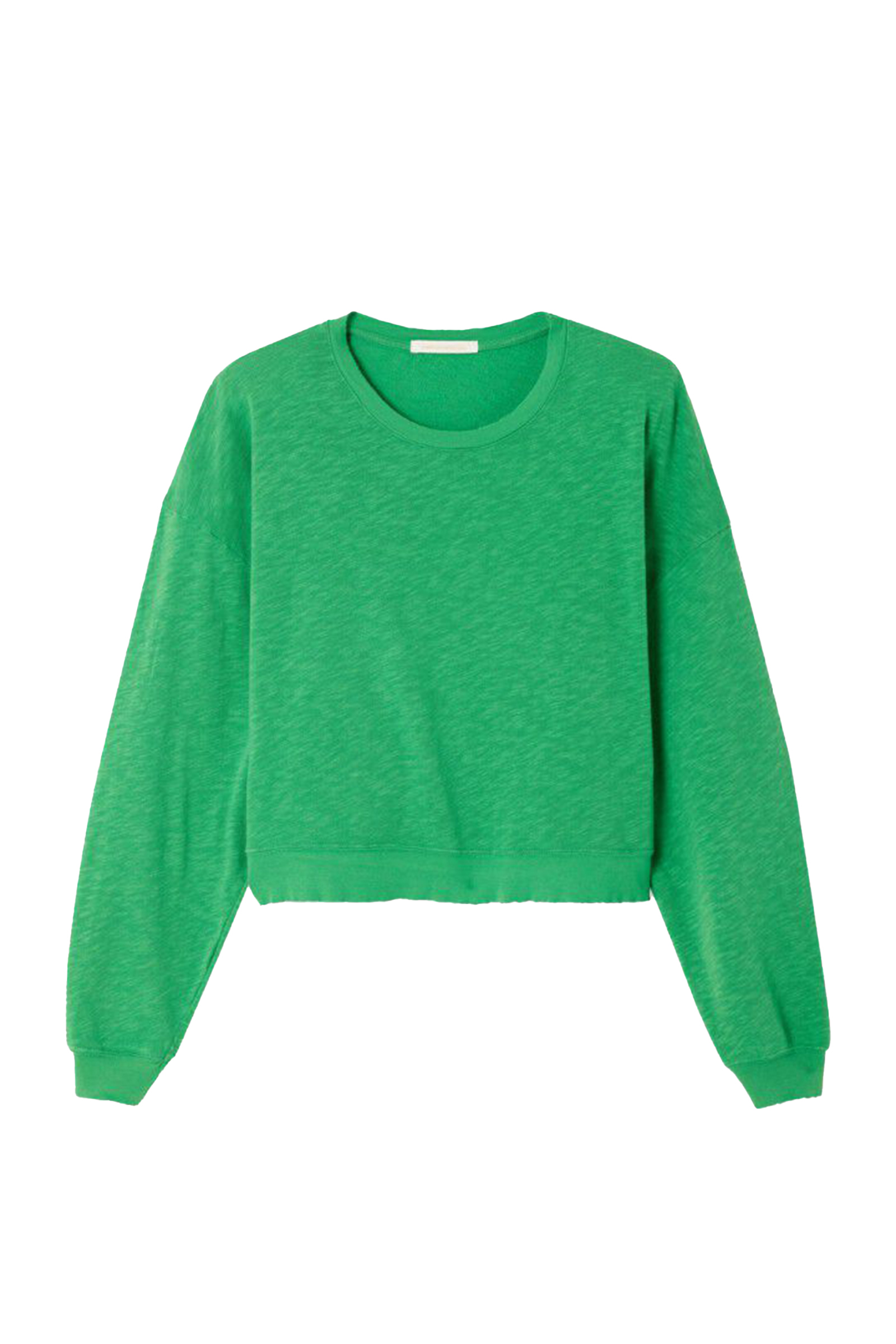 Dames t-shirt lange mouw groen