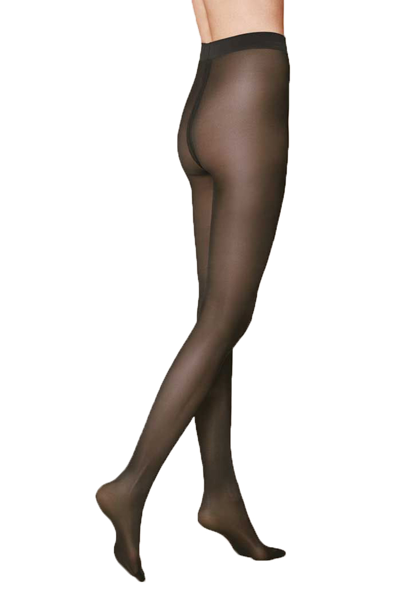 Dames panty grijs