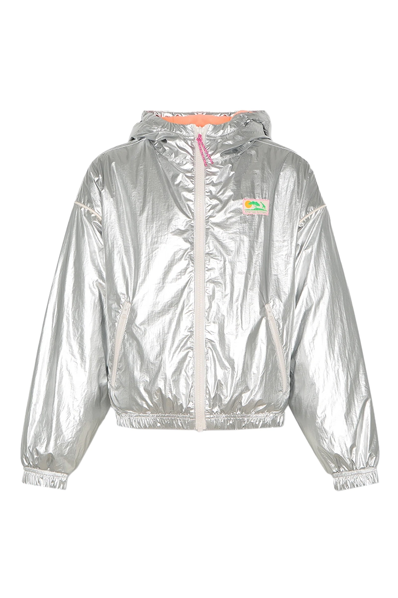 Meisjes jas zilver