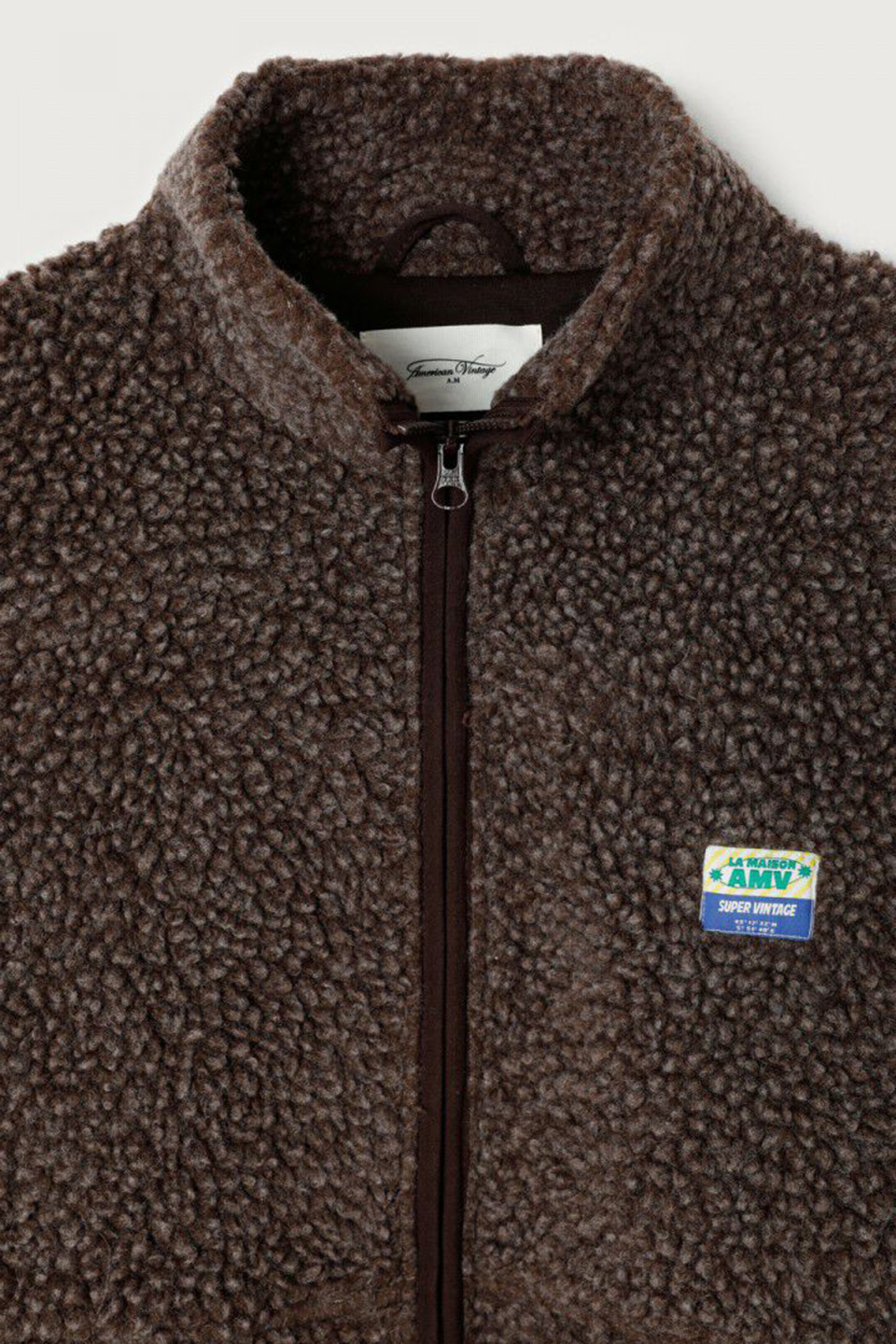 Dames vest bruin