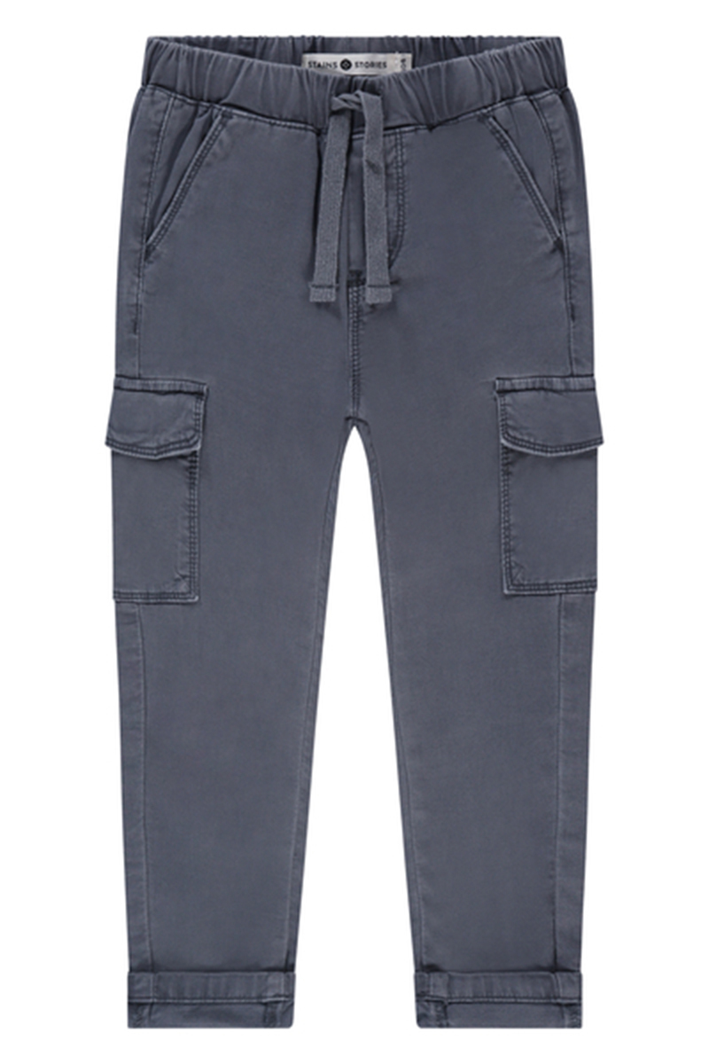 Stains and Stories Boys pants Blauw-1 1