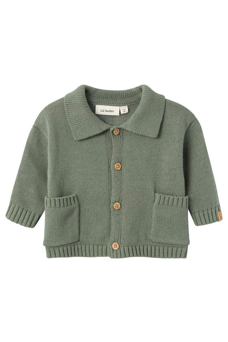Jongens vest groen