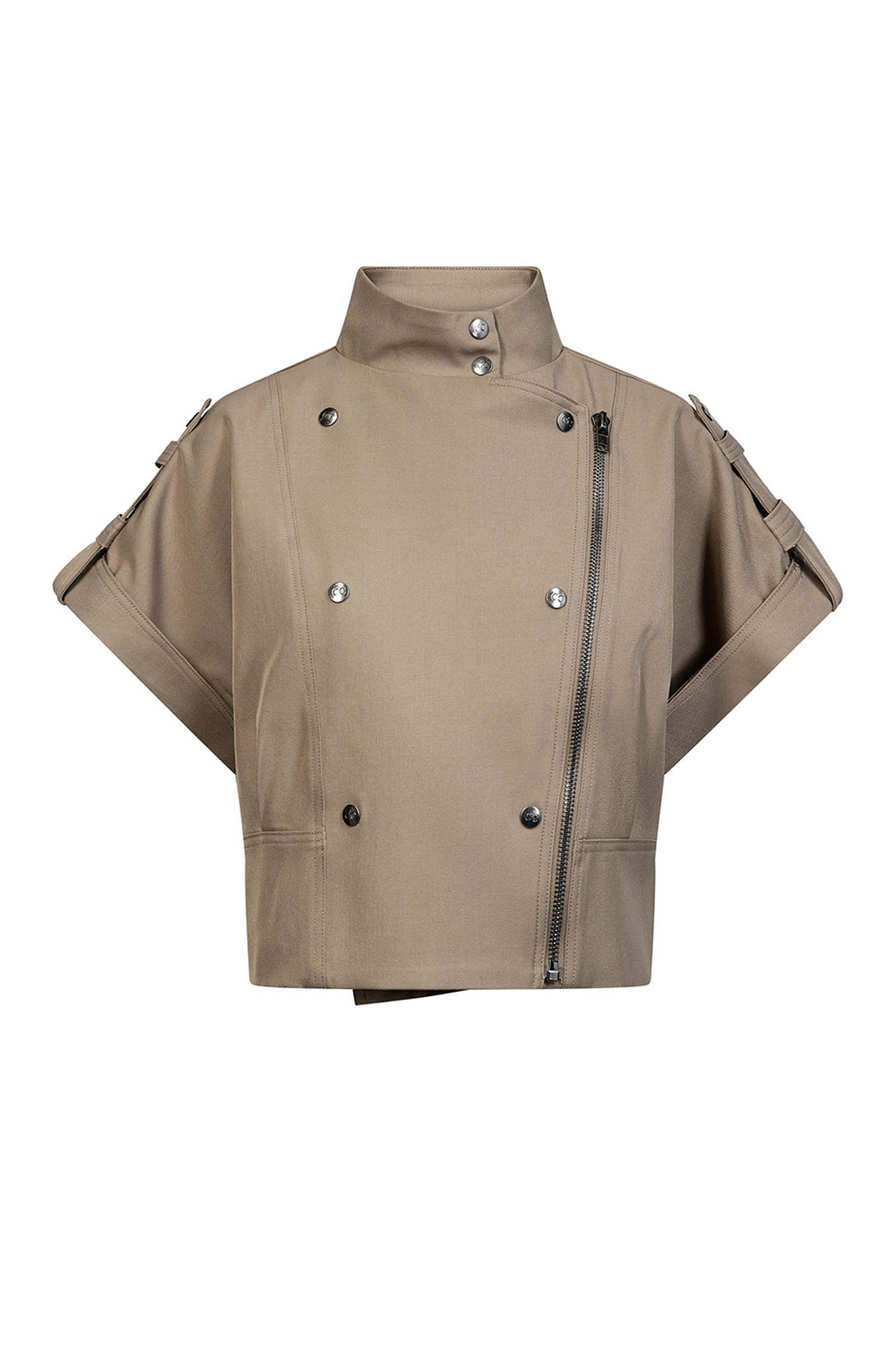 Dames gilet bruin