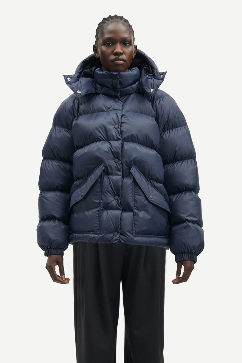 Dames jas blauw