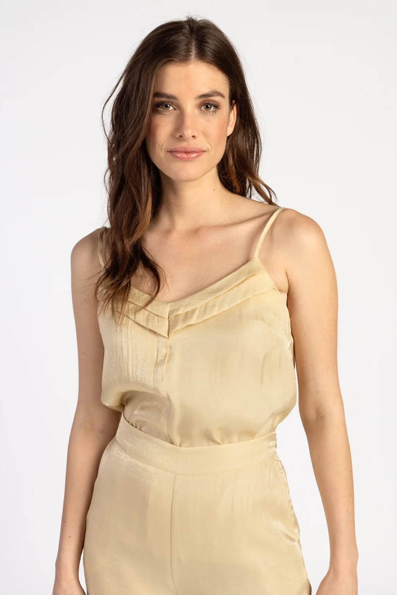 Dames top ecru