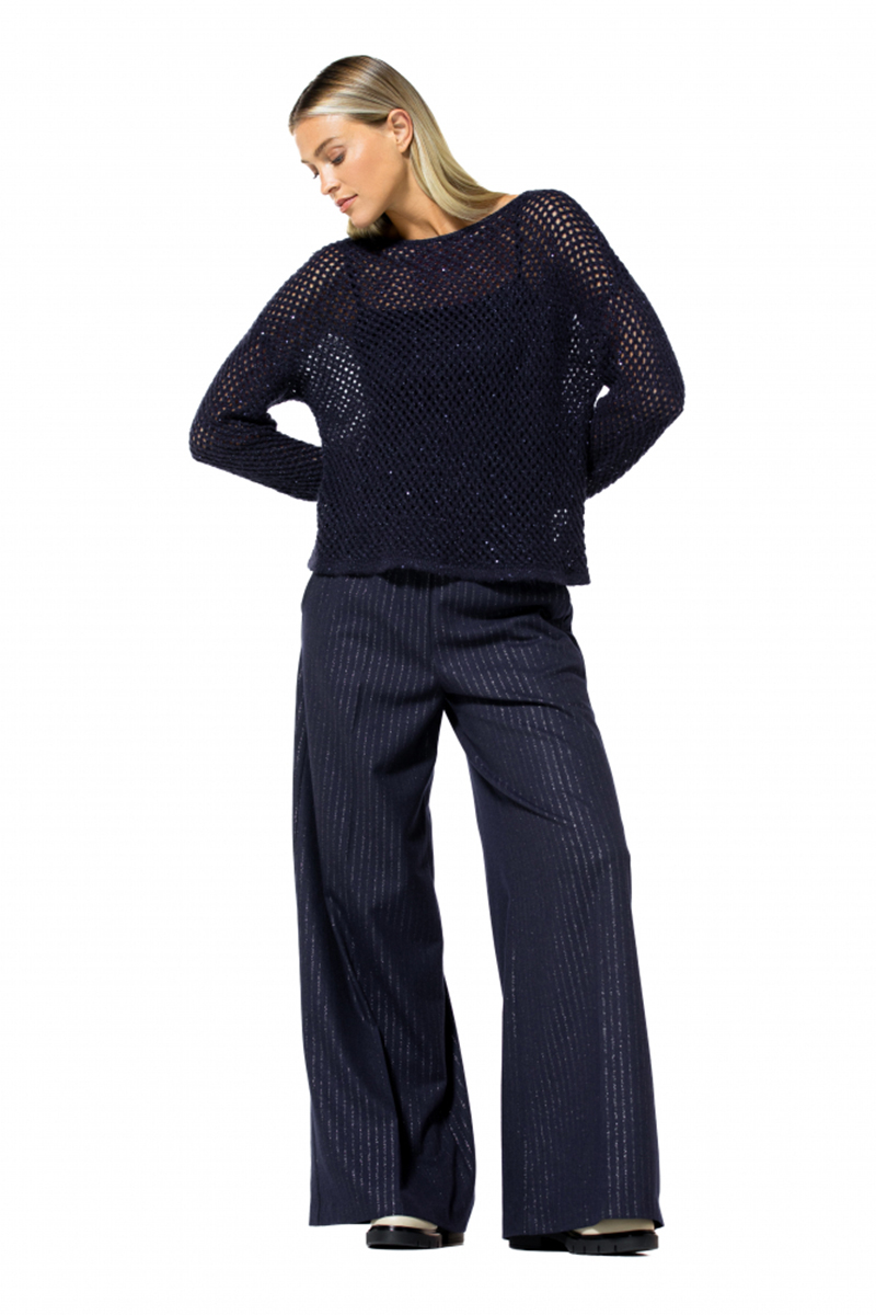 Dames broek blauw