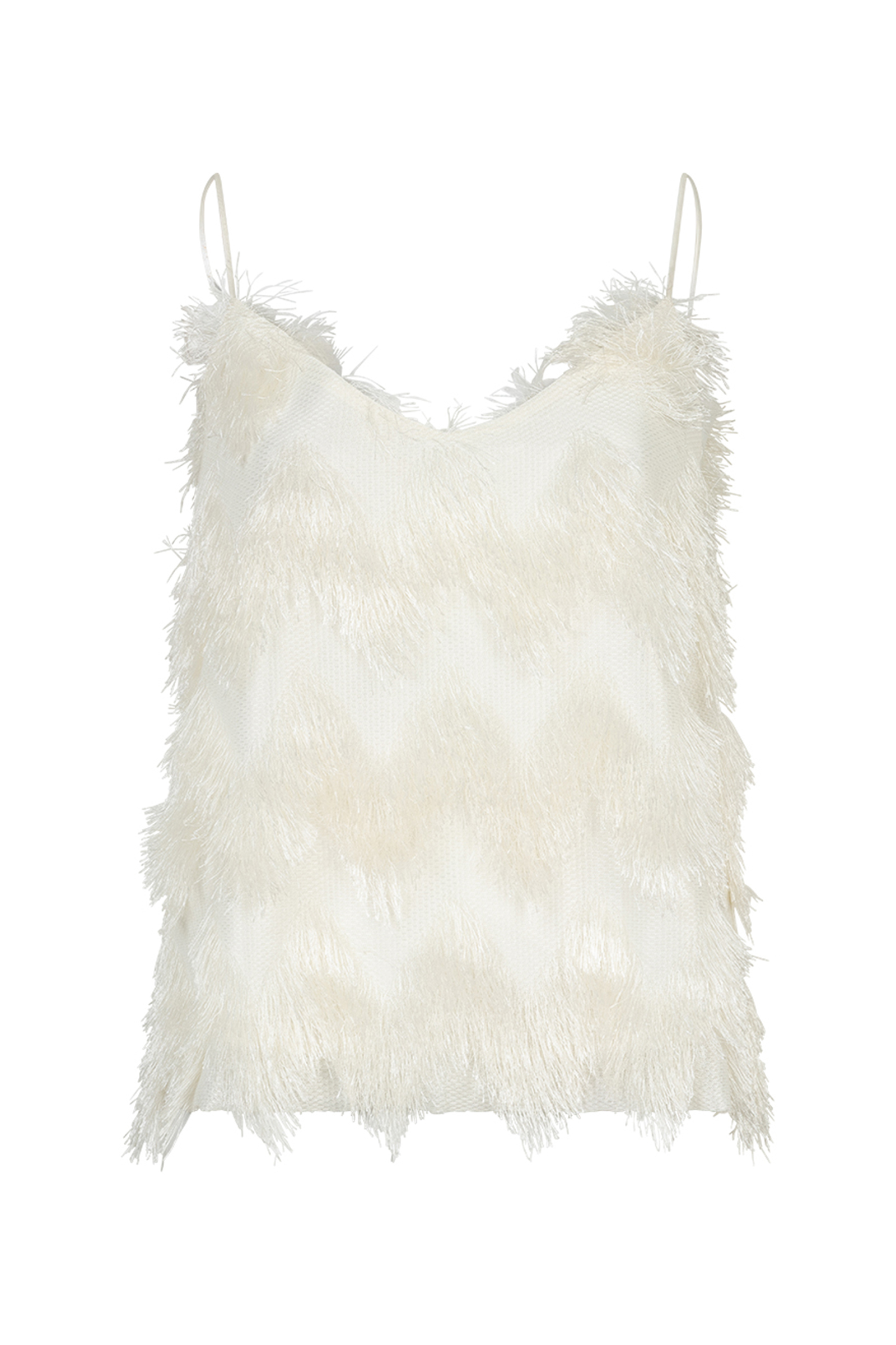 Dames top ecru