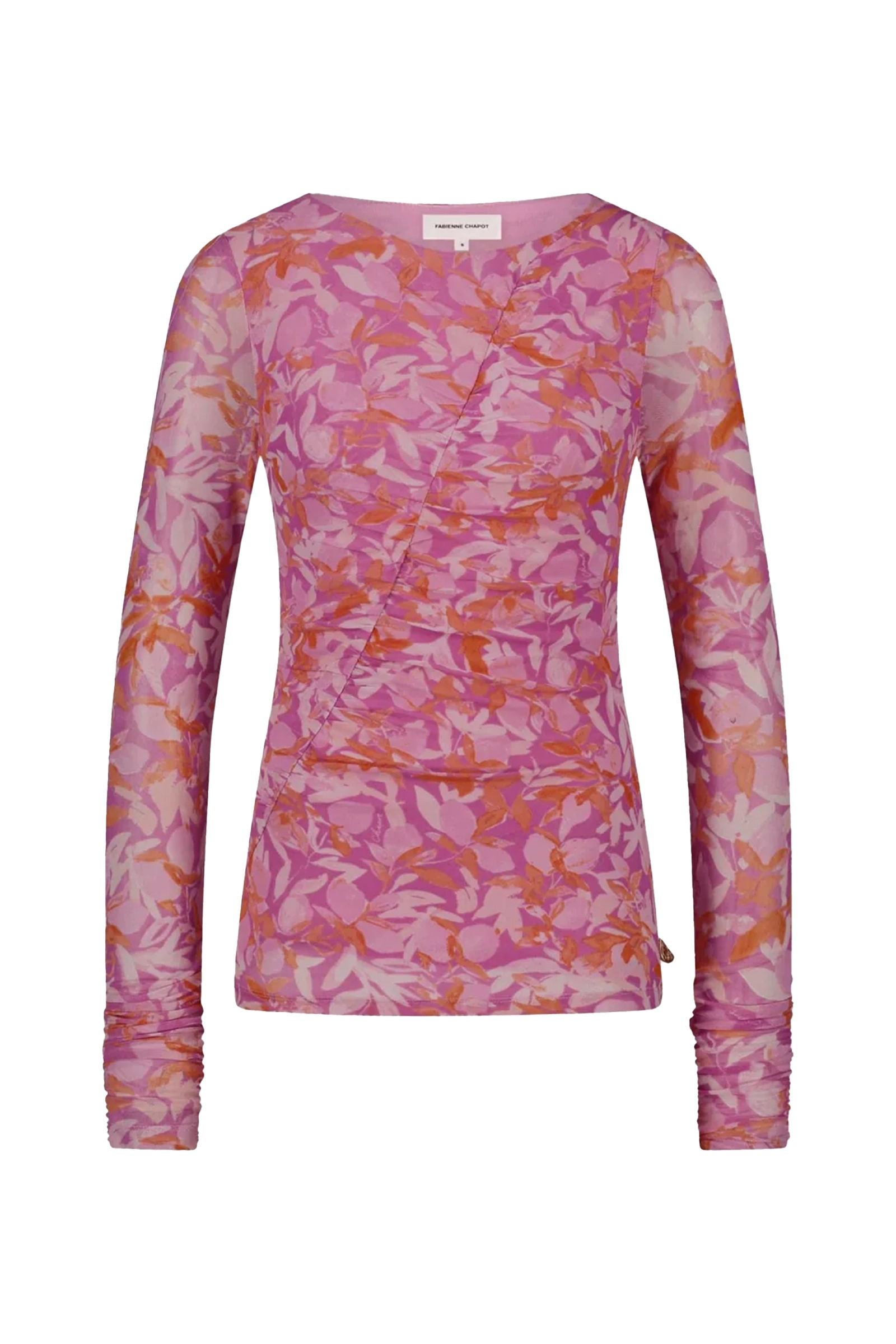 Dames top oranje